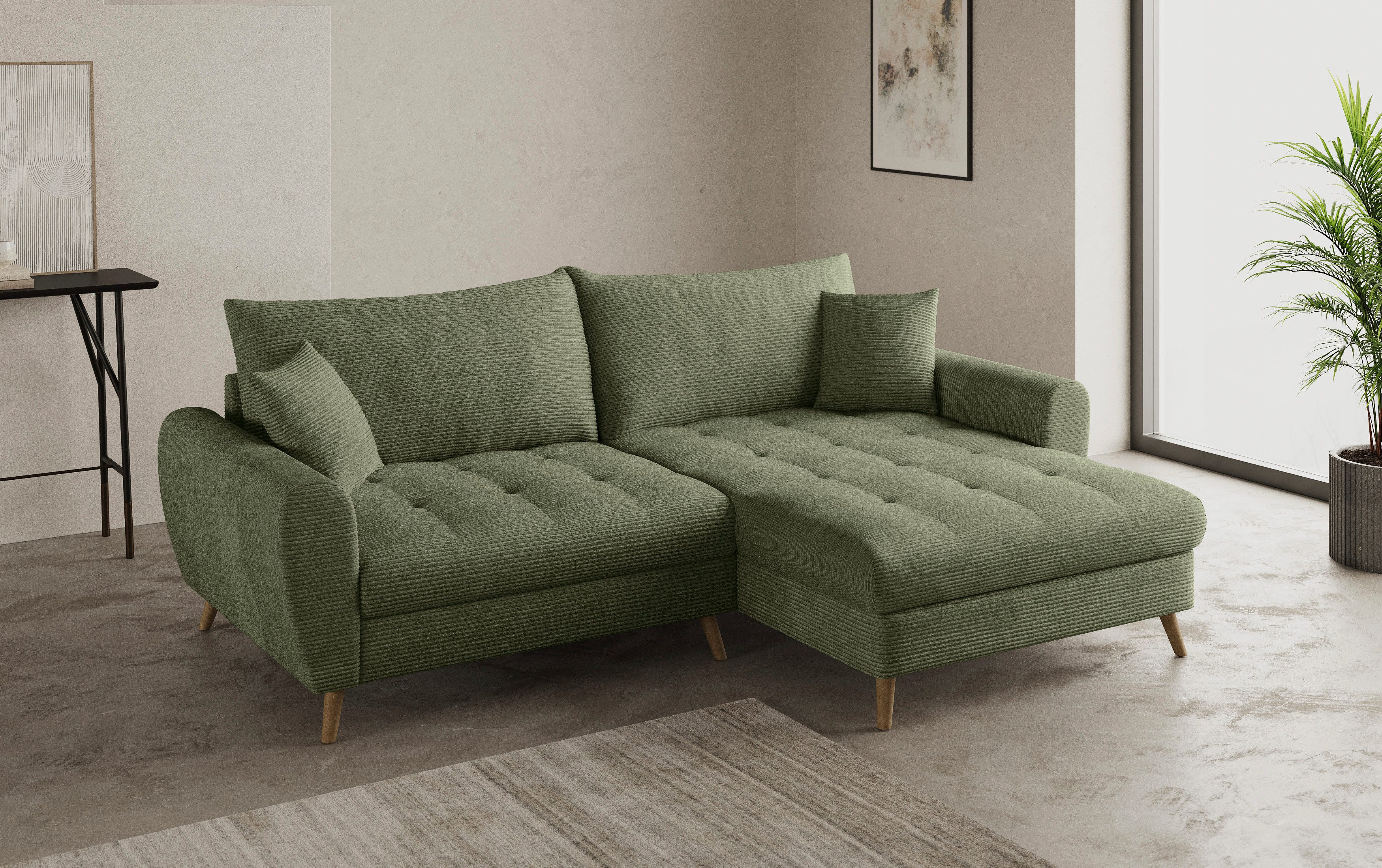 Mr. Couch Ecksofa "Blackburn II L-Form" Wahlweise mit Kaltschaumpolsterung günstig online kaufen