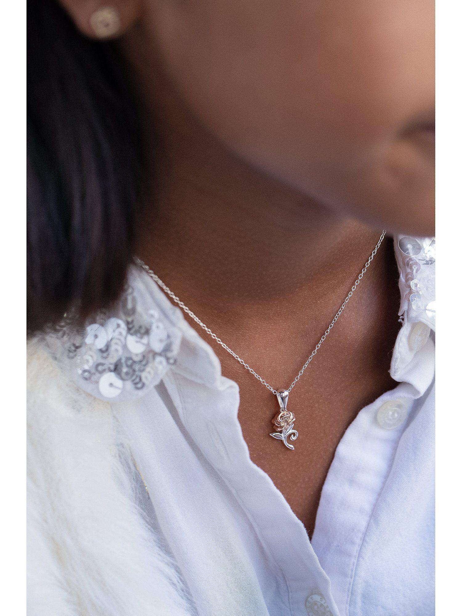 Collier Jewelry Silber DISNEY 925er Disney Mädchen-Kinderkette