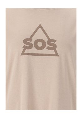 SOS Funktionsshirt Kvitfjell mit trendigem Markenlogo auf der Front
