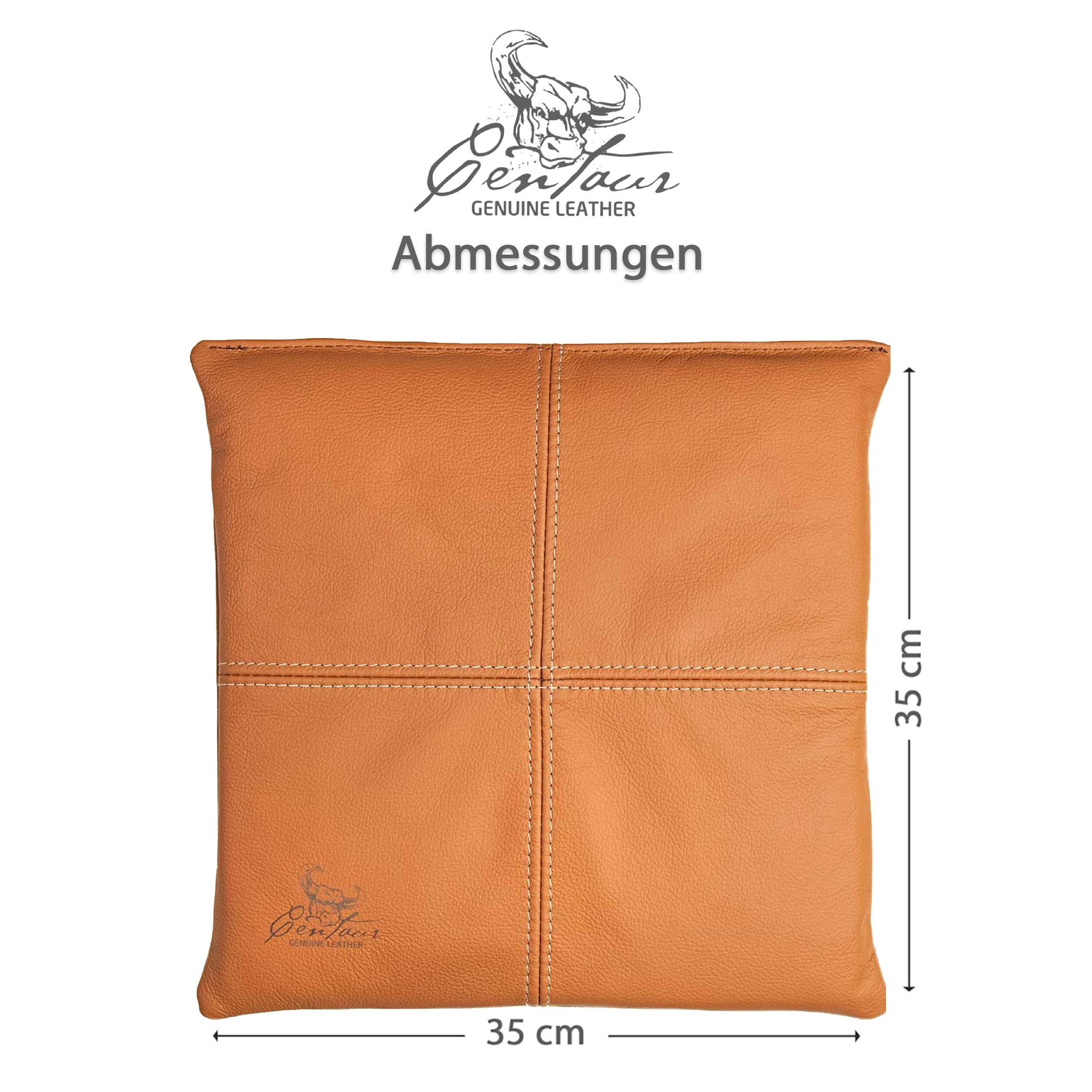 Centaur Sitzkissen aus echtem Leder, Sitzkissen, Hochwertiges Leder, echtes Rindleder, Antirutschfunktion, Handarbeit