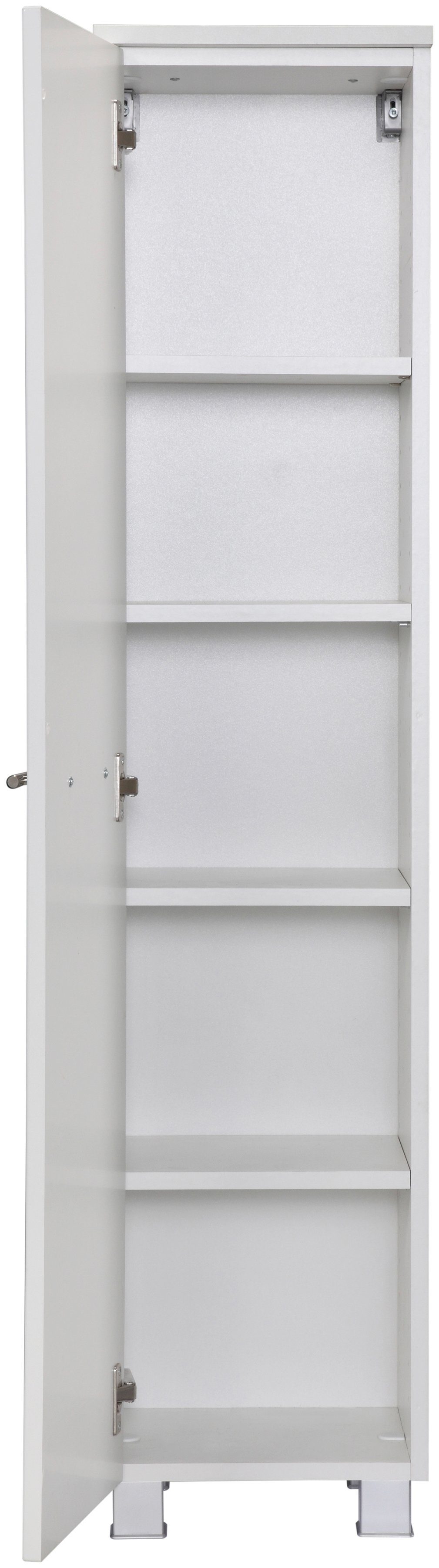 HELD | Tür, in Midischrank weiß 30 Ausführungen Badmöbel, Farben MÖBEL Trento, Made 1 verschiedene Breite cm, weiß und Germany