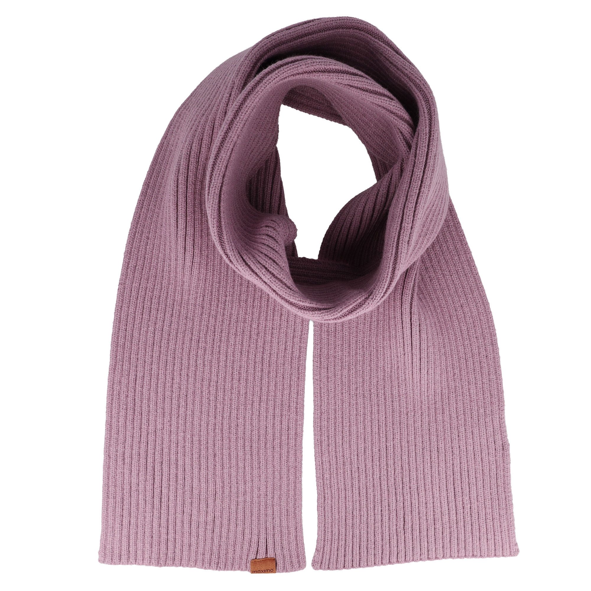 MAXIMO Schal, (1-St), aus Strick, mit casual Stil