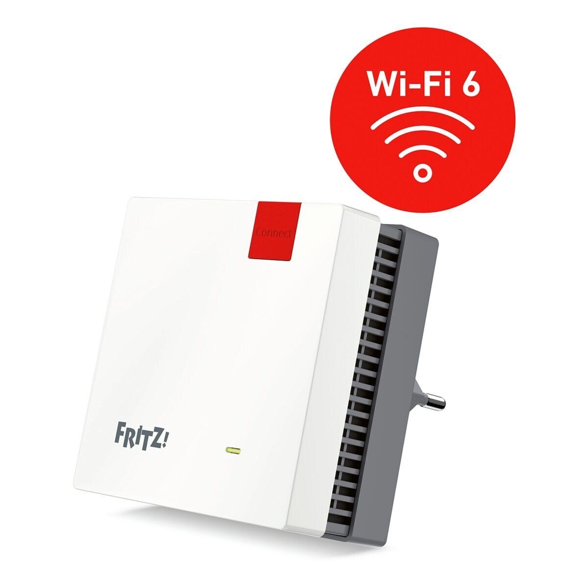 Fritz! 1200 AX WLAN-Repeater, mesh-fähig, Wi-Fi 6 mit 2 Funkeinheiten