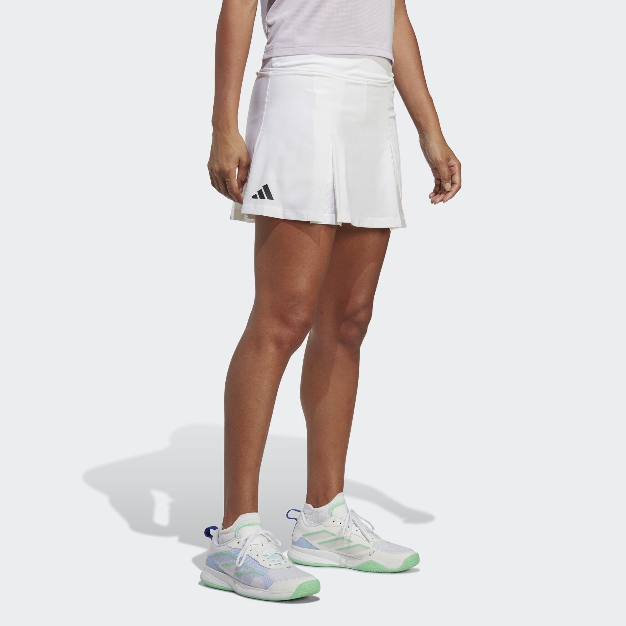 adidas Performance Tennisrock CLUB TENNIS FALTENROCK, Leggings (innen) 91 % recycelter Polyester / 9 % Elastan (Single Jersey)