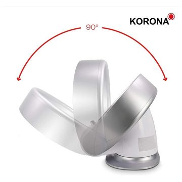 KORONA Wandventilator 81008 Flügelloser Ventilator, Timer, Fernbedienung, Wandmontage