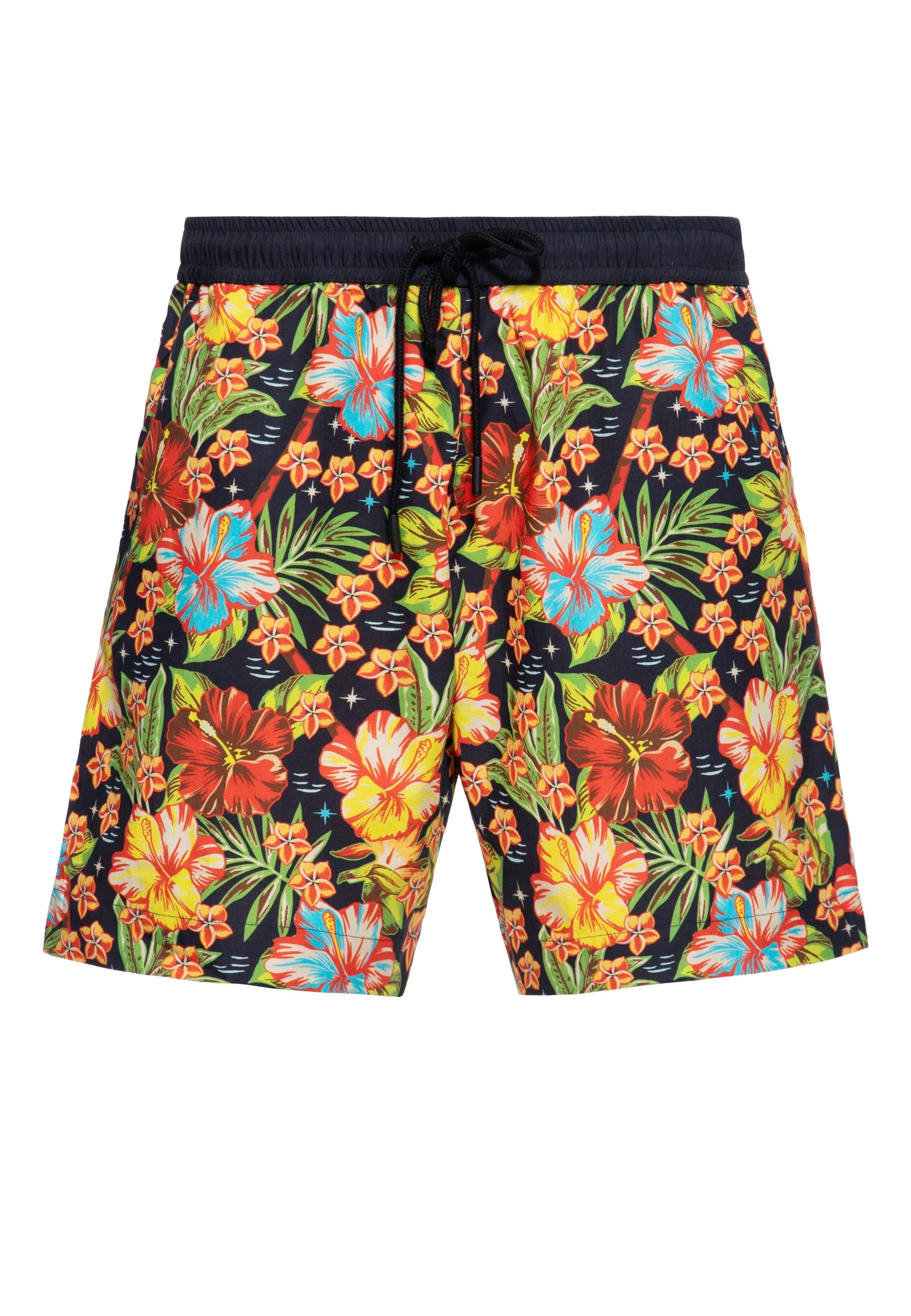 KingKerosin Sweatshorts Hawaii mit Alloverprint