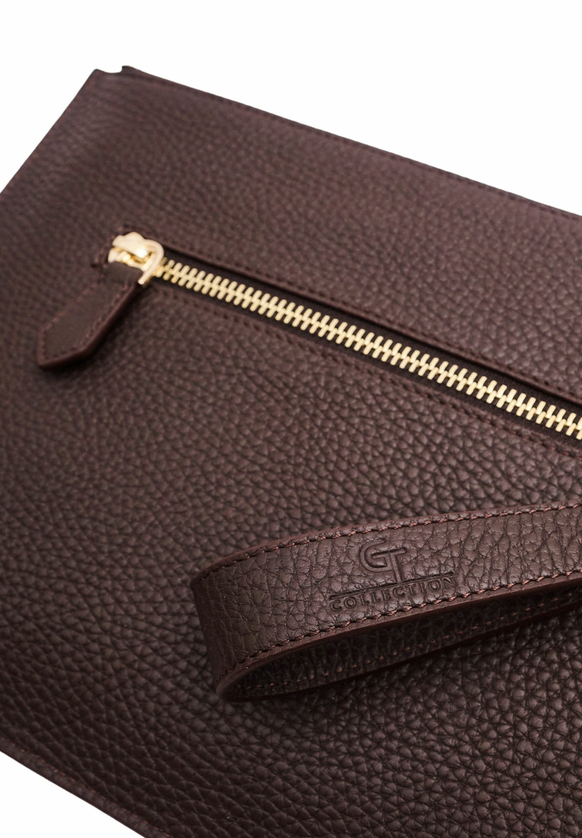 GT Collection Clutch Clutch Bag, Handgefertigt aus echtem Leder