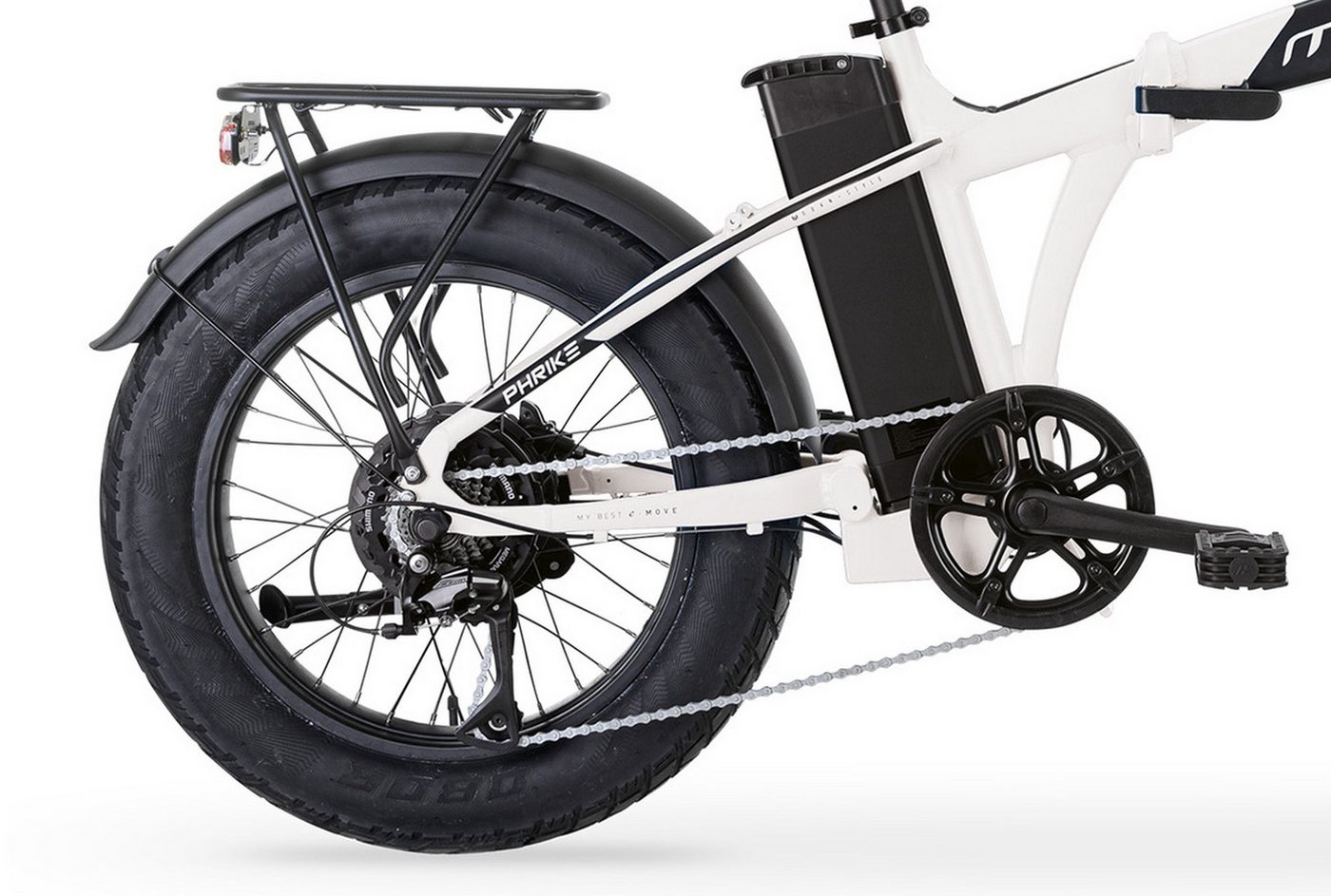Thumbnail - MBM E-Bike, 7 Gang Shimano, Kettenschaltung, Heckmotor, 840 Wh, Elektro-Falt-Fahrrad PHRIKE 20 Zoll