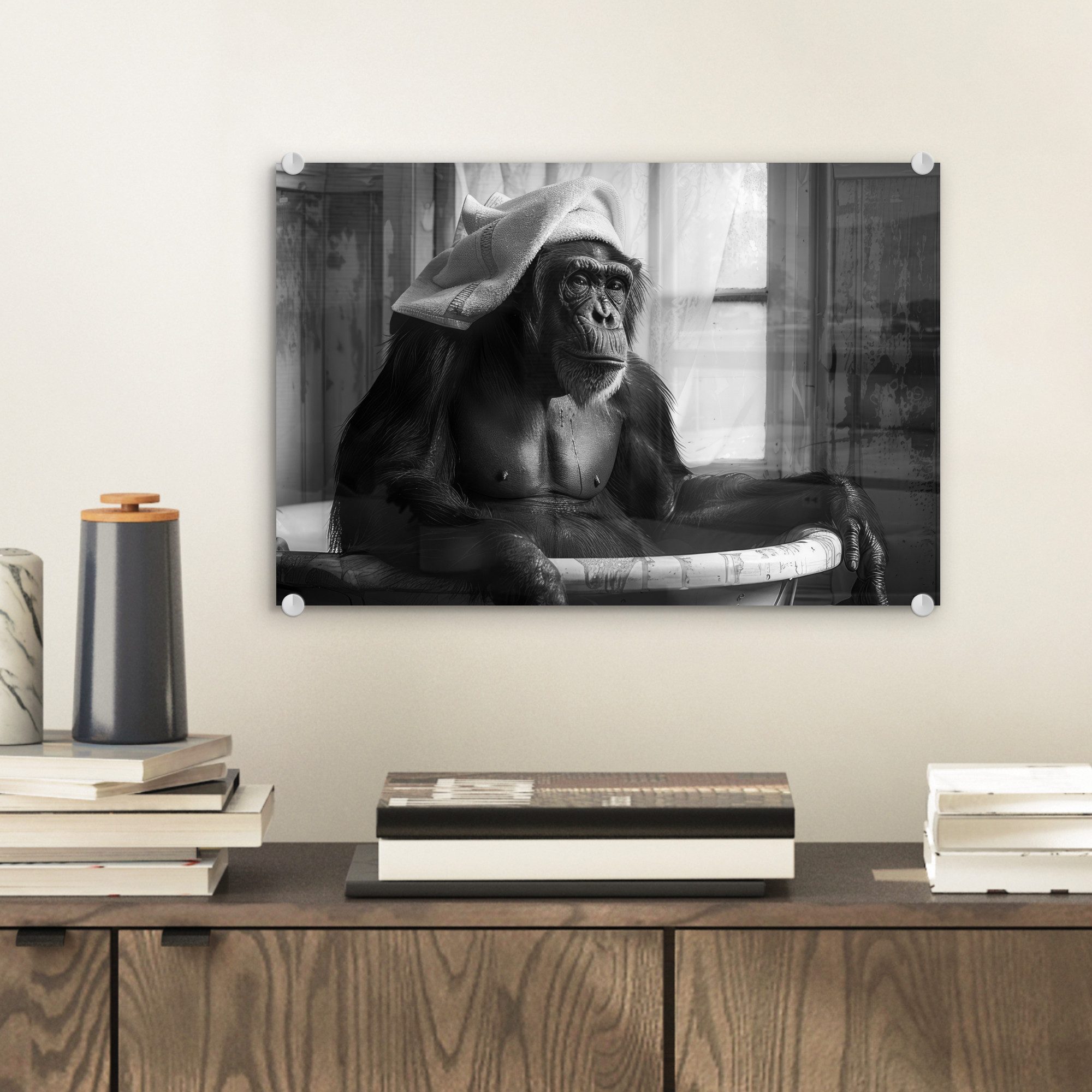 MuchoWow Acrylglasbild Affe - Tier - günstig online kaufen