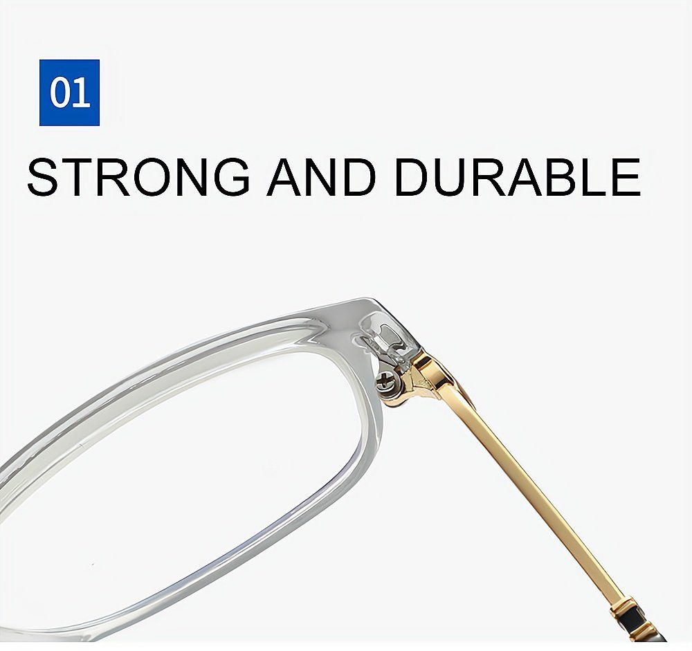 Rahmen Lesebrille presbyopische Gläser PACIEA anti bedruckte Mode blaue