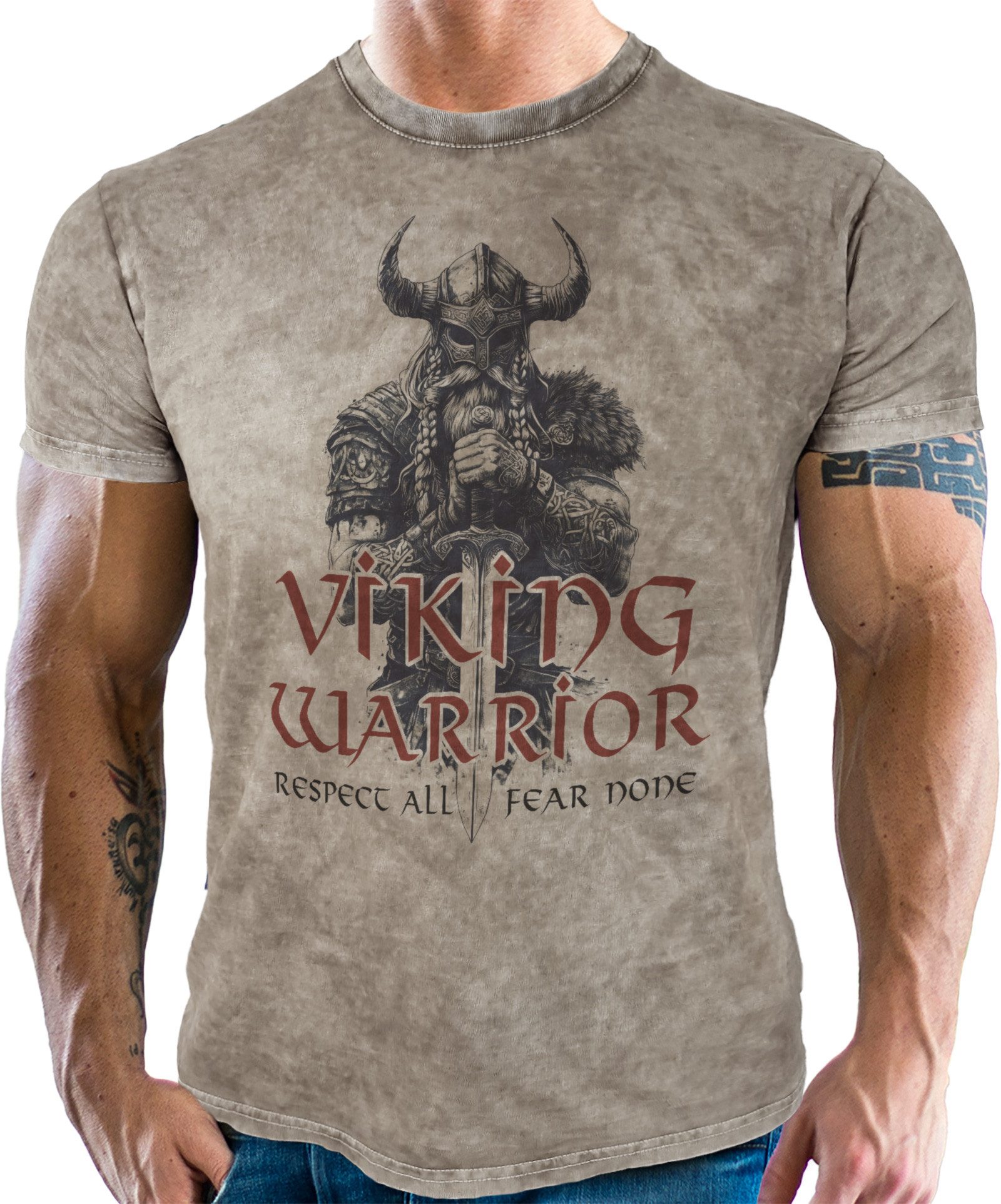 LOBO NEGRO® T-Shirt für Wikinger Fans: Viking Warrior