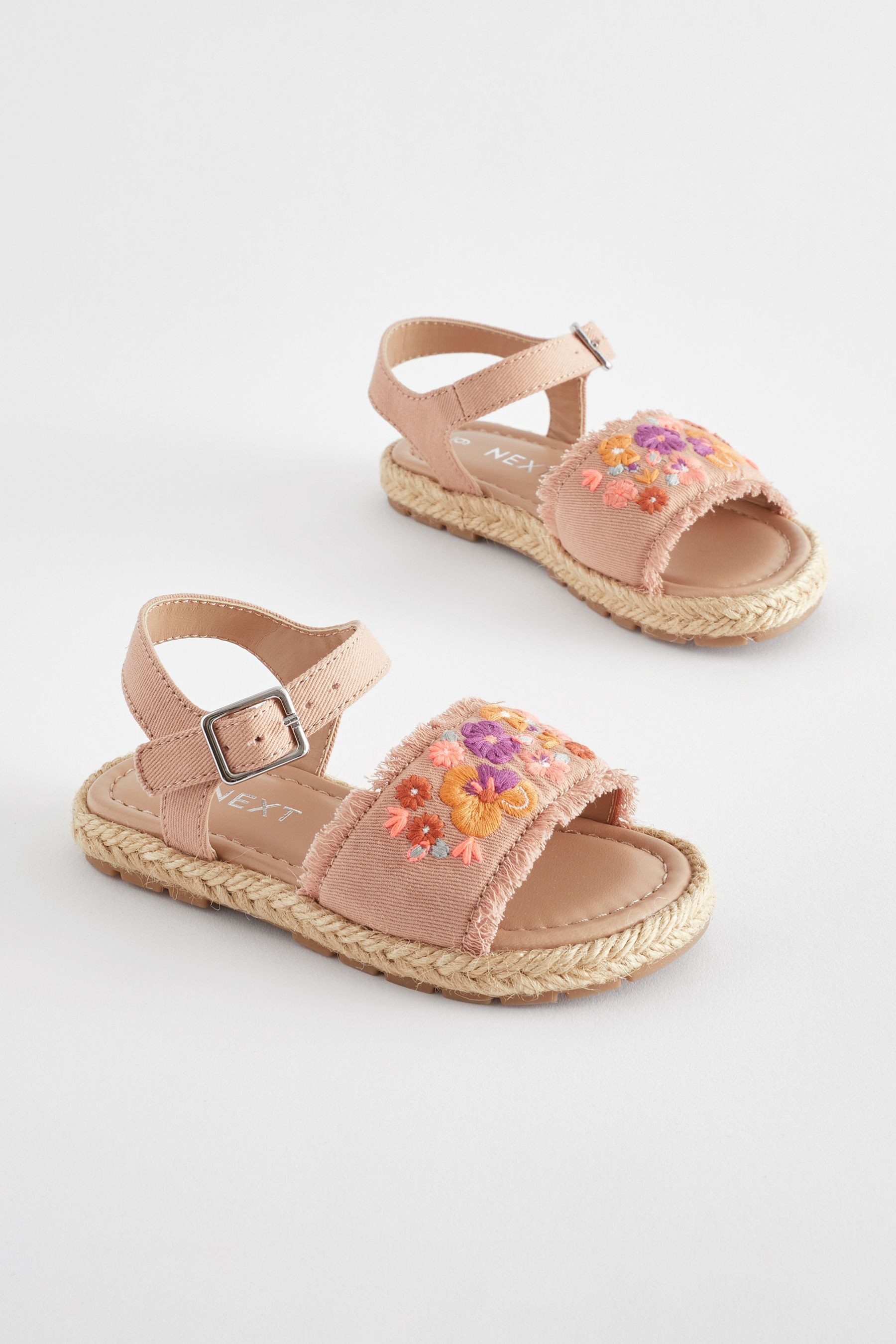 Next Bestickte Espadrille-Sandale Sandale (1-tlg) günstig online kaufen