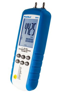 PeakTech Luftdruckmessgerät PeakTech 5144: Differenzdruck-Manometer ~ 0 bis 200 mBar ~ mit USB, 1-tlg.