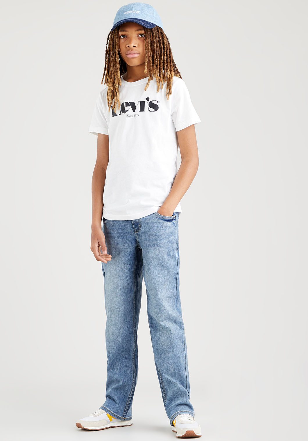 Levi's® Kids Stretch-Jeans LVB STAY LOOSE TAPER JEANS for BOYS