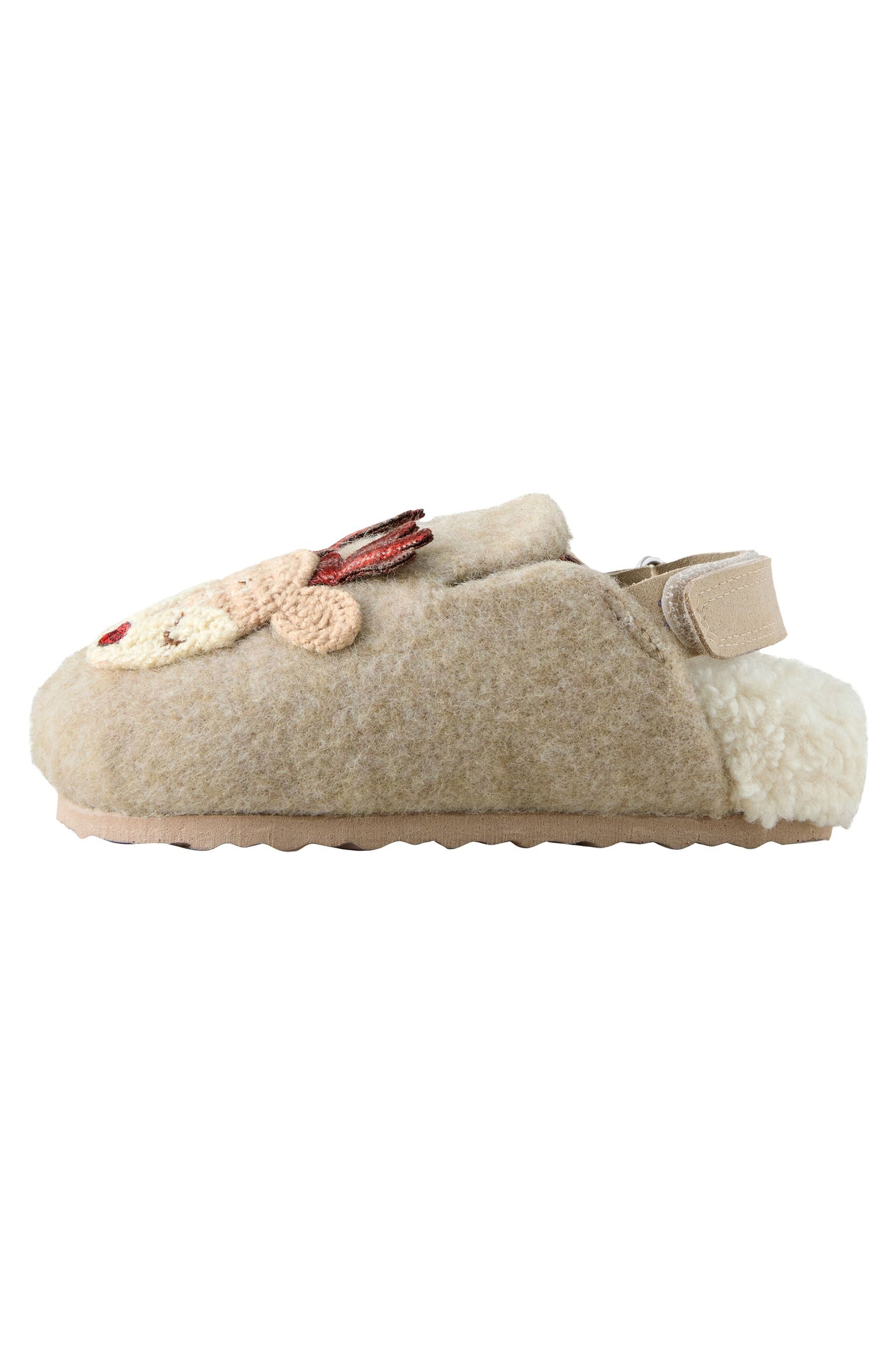 Next Weihnachten Clog-Hausschuhe mit Rentier Hausschuh (1-tlg)