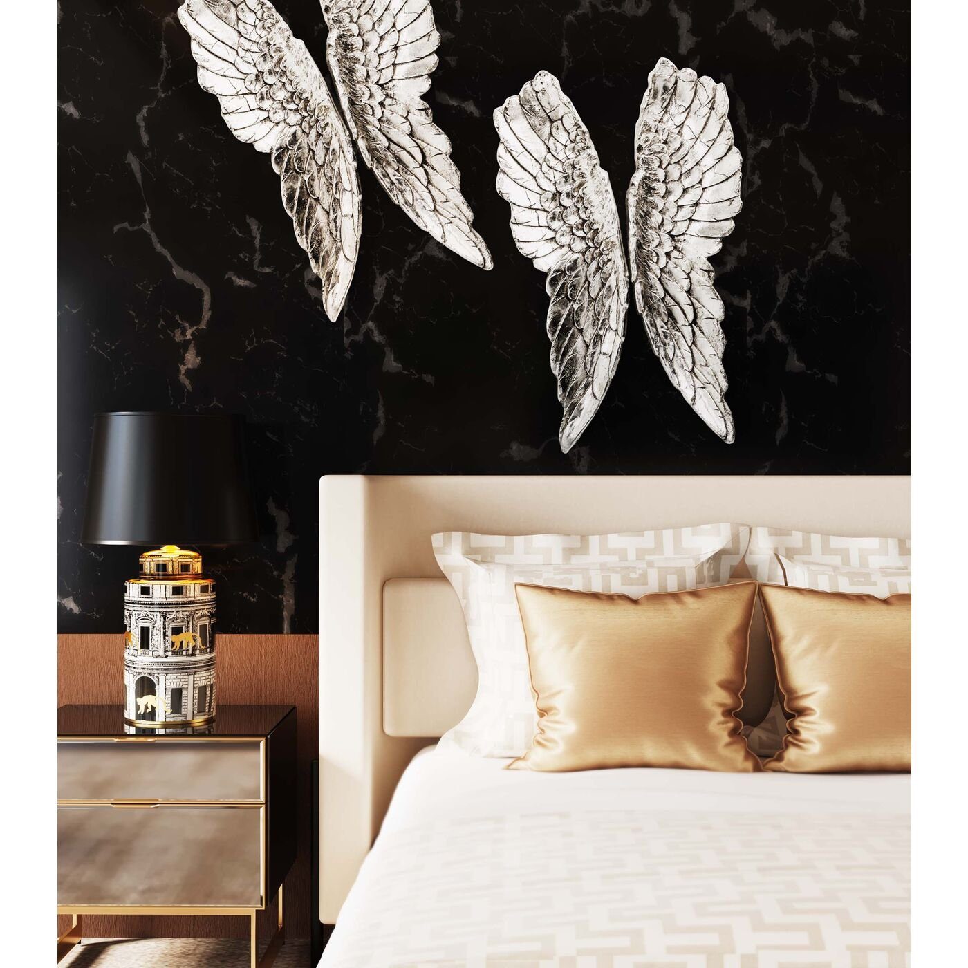 Kare Design Wanddekoobjekt Angel Wings (2 günstig online kaufen