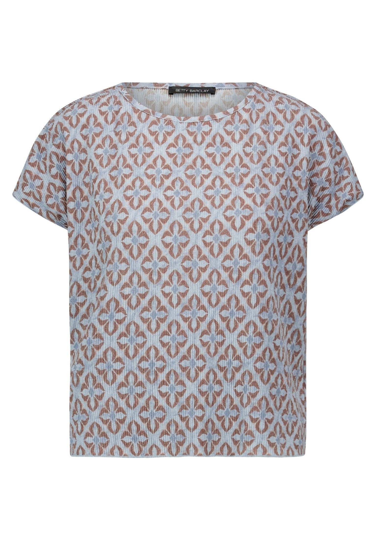 Betty Barclay T-Shirt Shirt Kurz 1/2 Arm 8870 Blue/Brown