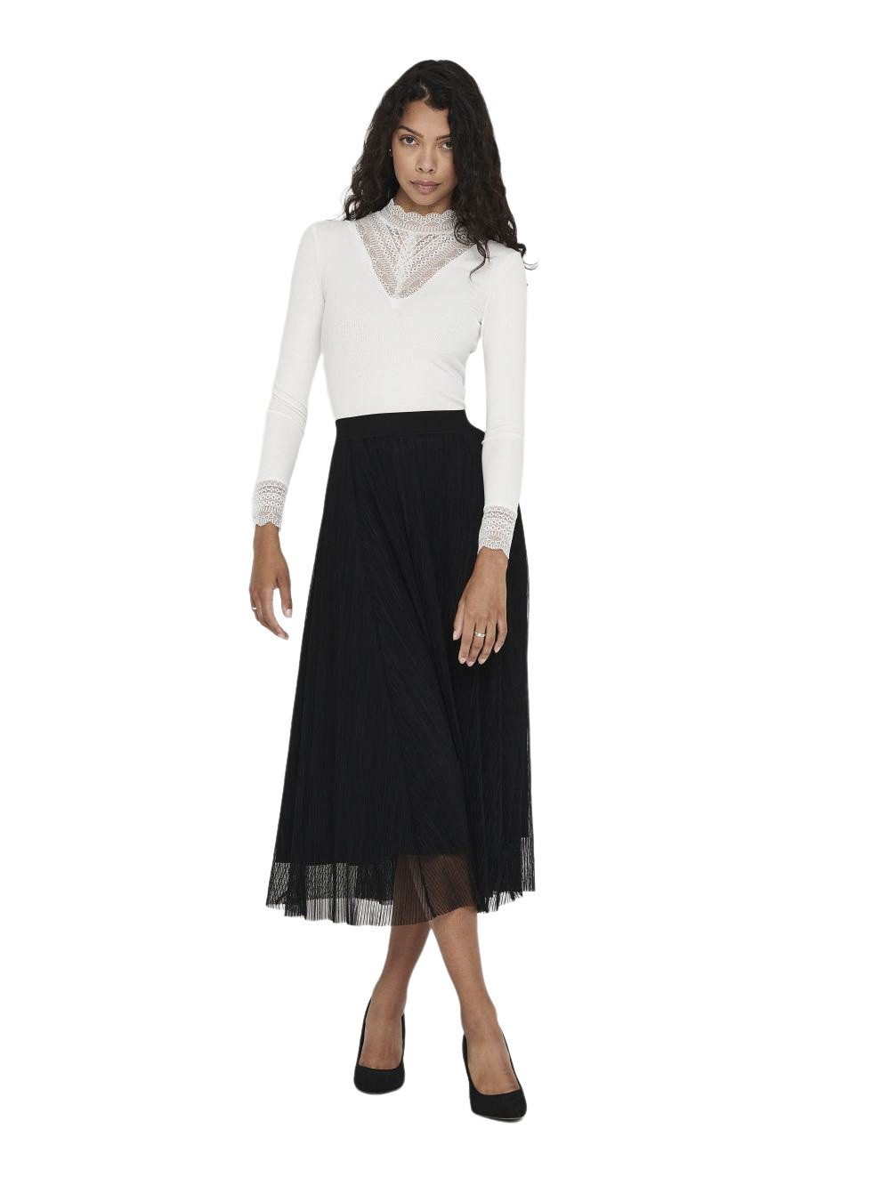 ONLY A-Linien-Rock ONLLAVINA aus Chiffon günstig online kaufen