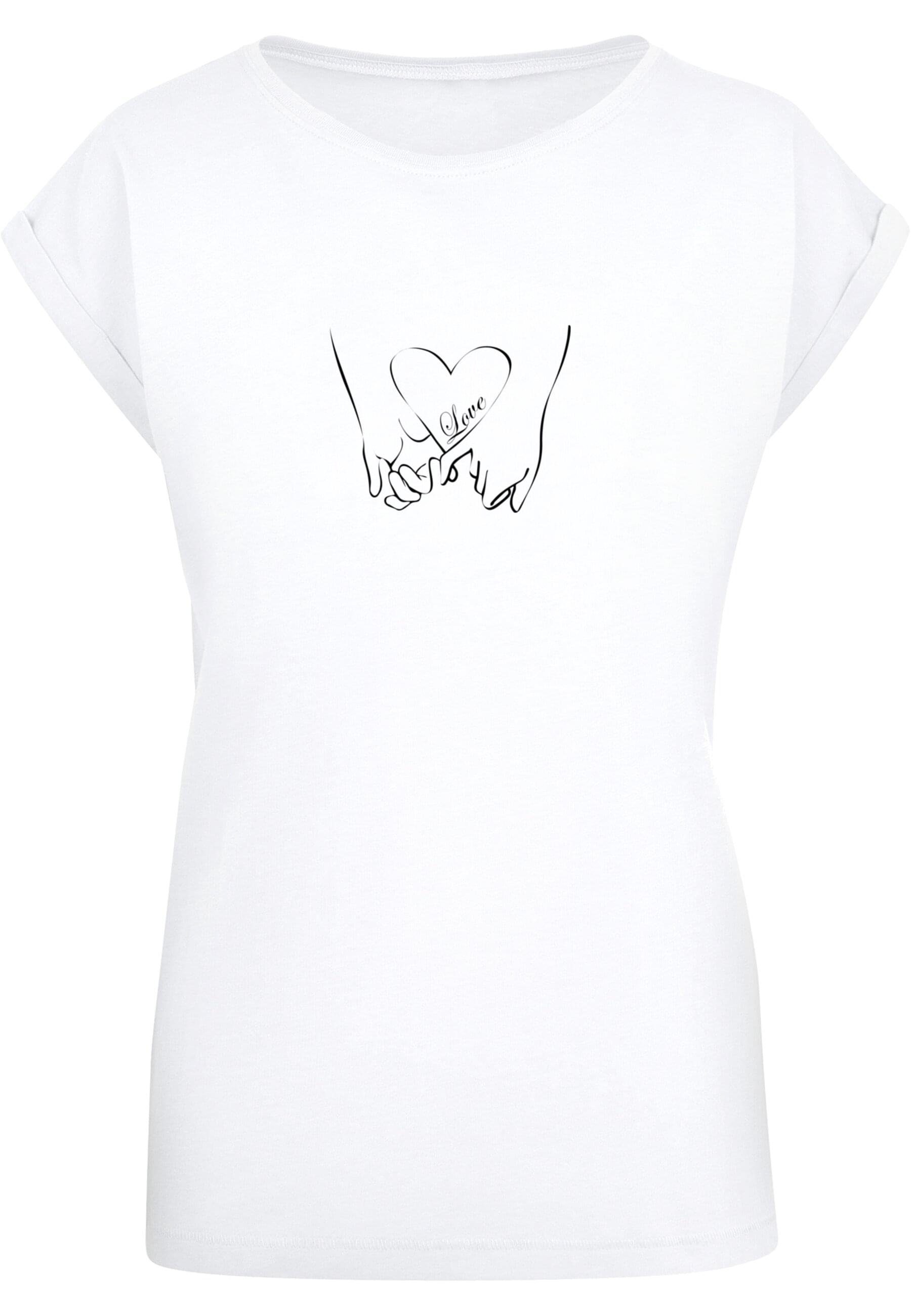 Merchcode T-Shirt Damen Ladies Love 2 Extended Shoulder Tee (1-tlg)
