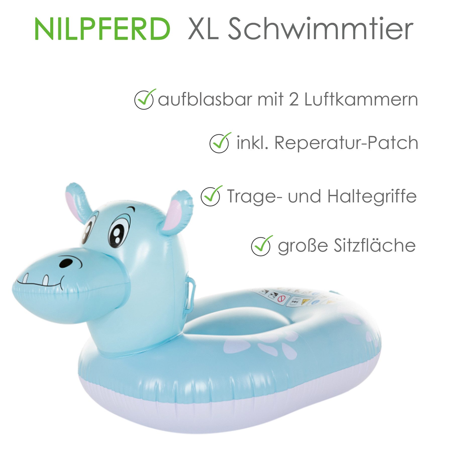 heimtexland Luftmatratze Wassertier aufblasbar Pool Strand günstig online kaufen
