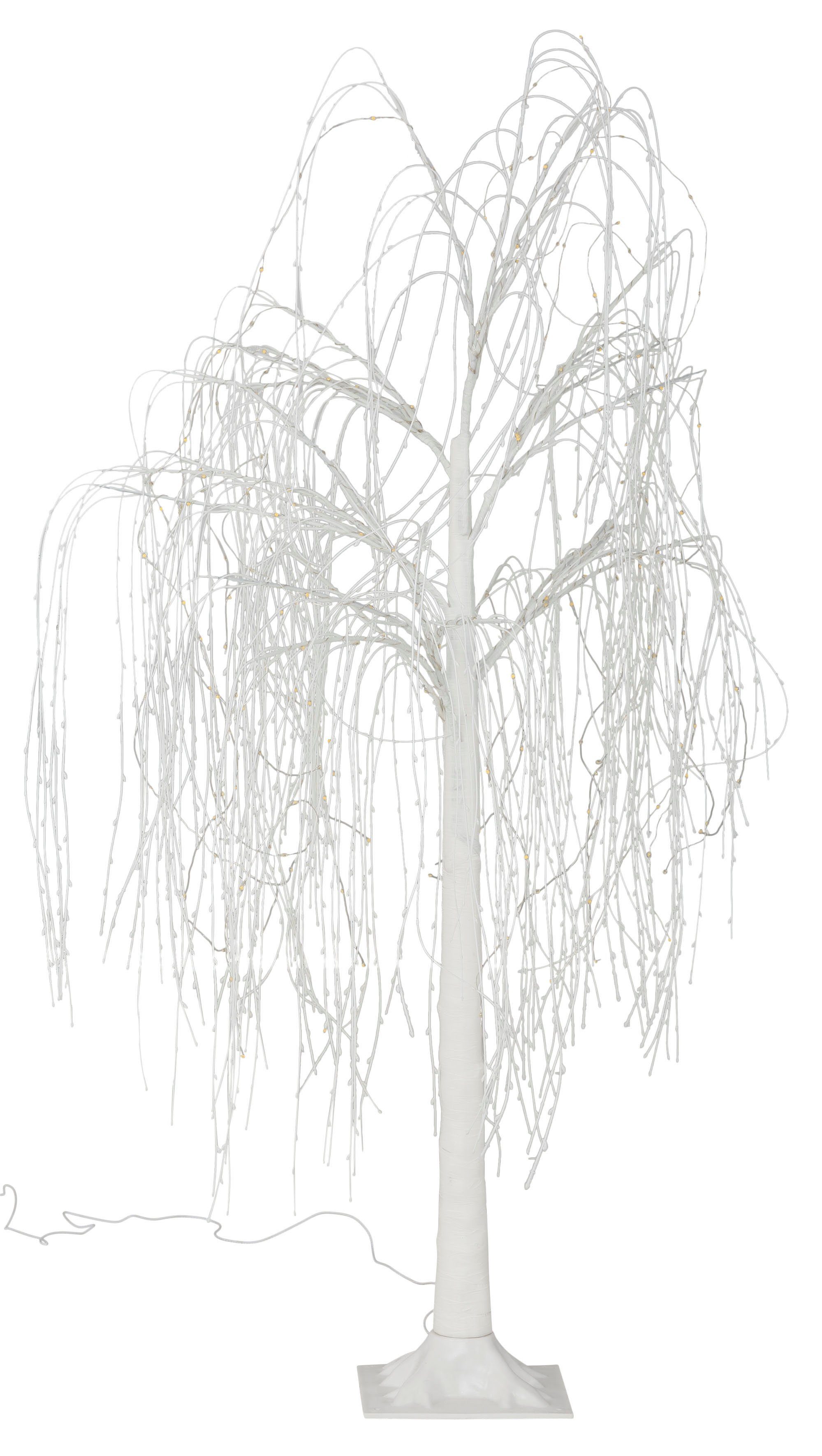 Trauerweide Baum 400 LEDs Kaltweiß Lichterbaum Innen, Außen 180 cm  Leuchtbaum - , 79,90 €