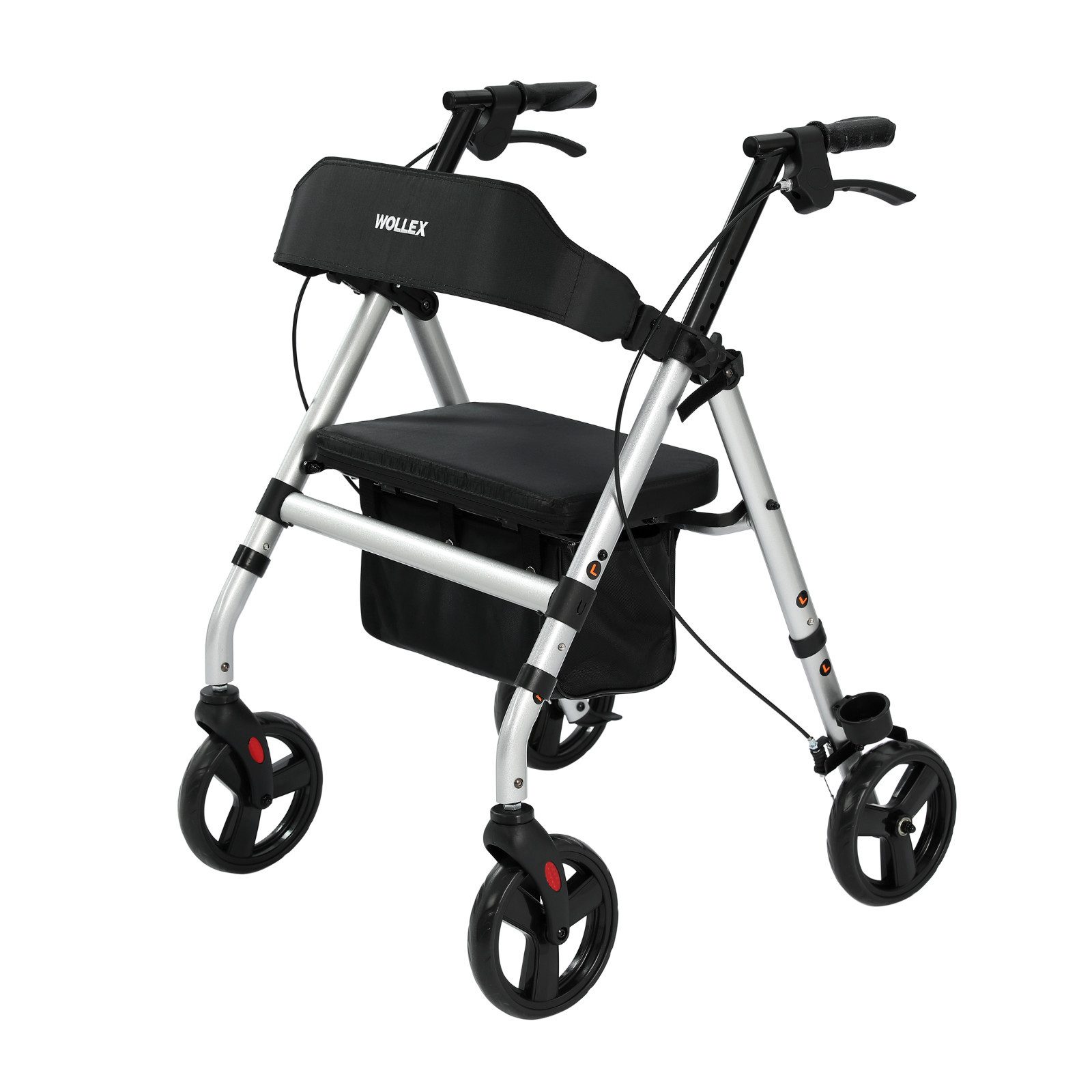 smartEC Rollator maxErgo Rollator Gehhilfe Outdoor Indoor zugelassen als Medizinprodukt