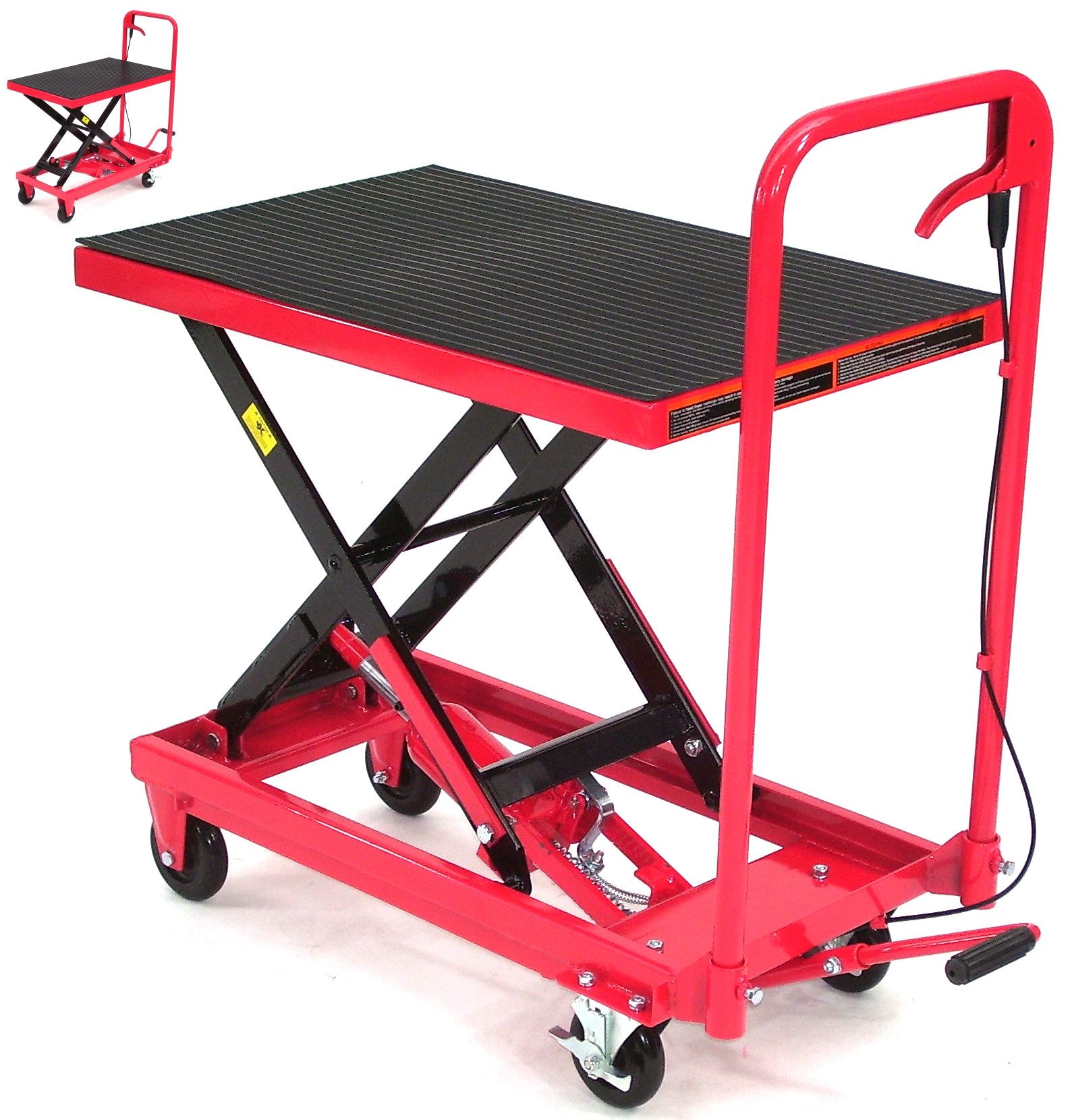 Apex Scherenhubtischwagen Hubtischwagen 250kg fahrbarer Hubtisch Scherenhubwagen 06320, (1 St)