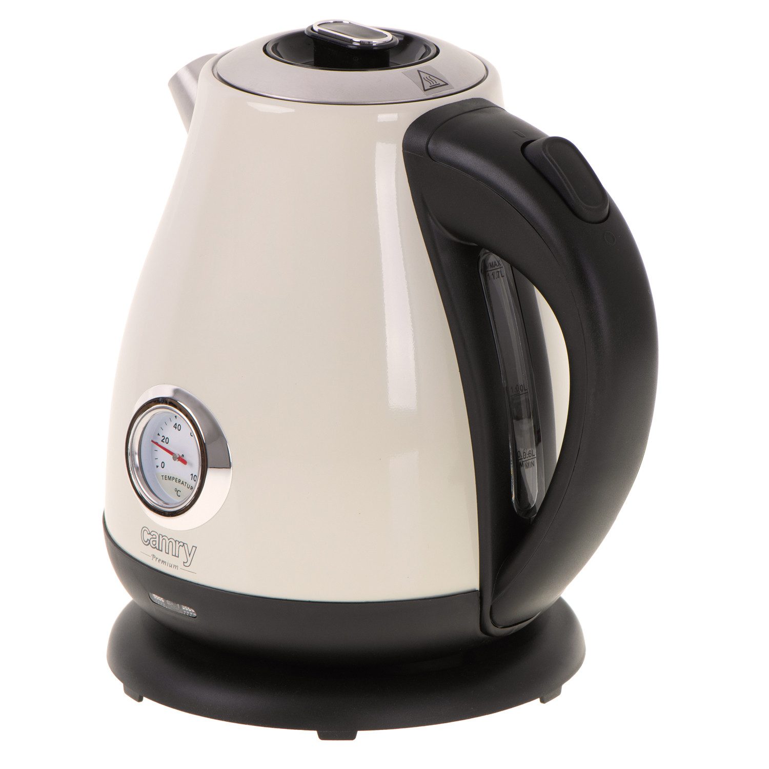 Camry Wasserkocher Camry CR 1344c Wasserkocher 1,7 Liter creme – Bild 3 von 5