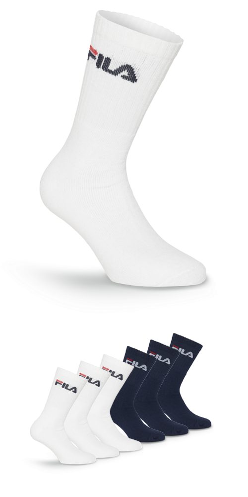 Fila Tennissocken UNISEX CREW TENNIS FULL TERRY SOCKS (6-Paar) Sportsocken, günstig online kaufen
