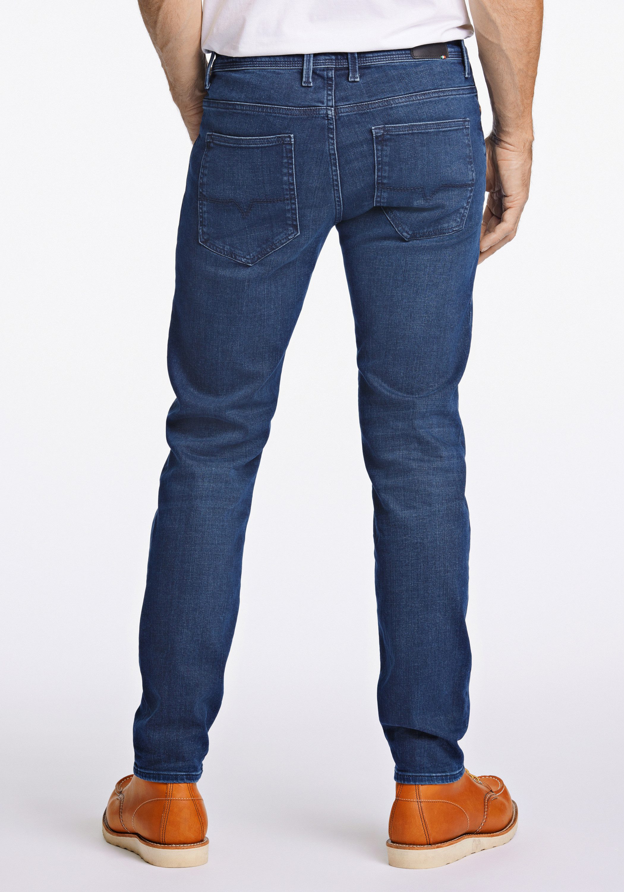 BISON 5-Pocket-Jeans Jeans Tapered Fit