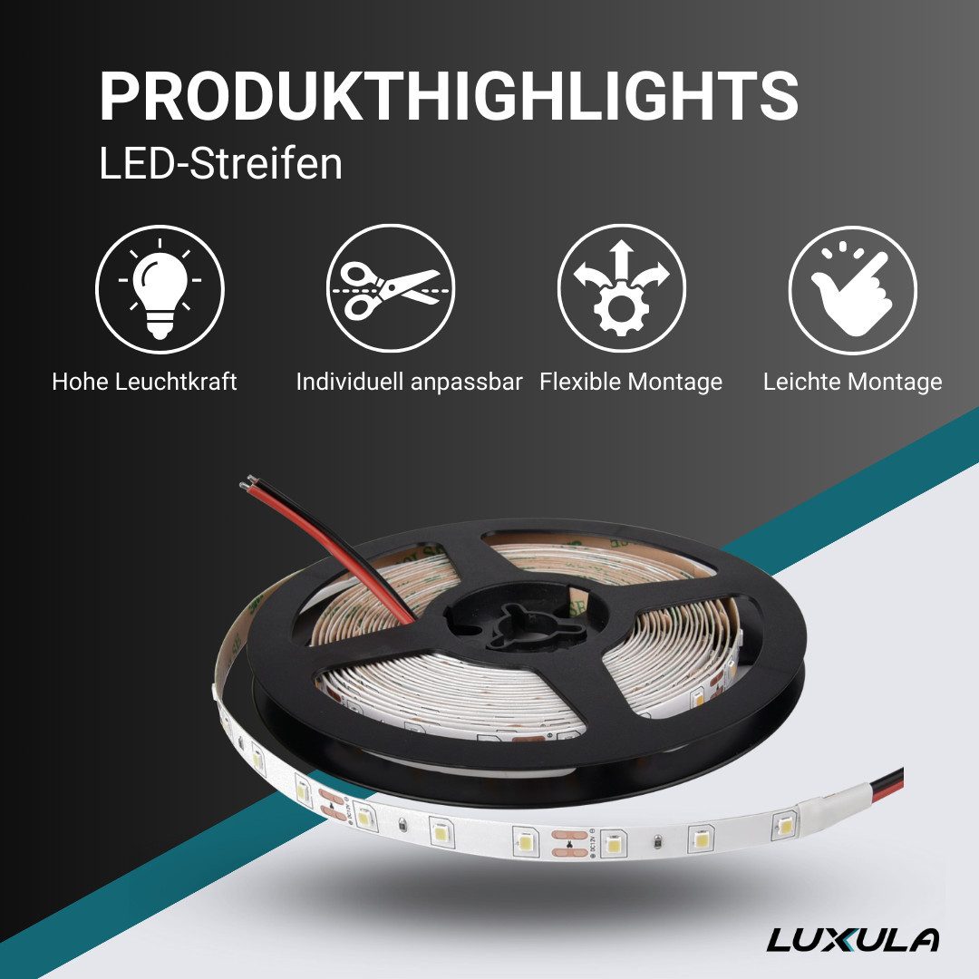 LUXULA LED-Streifen LUXULA LED-Streifen 4 W/m 2700 K warmweiß