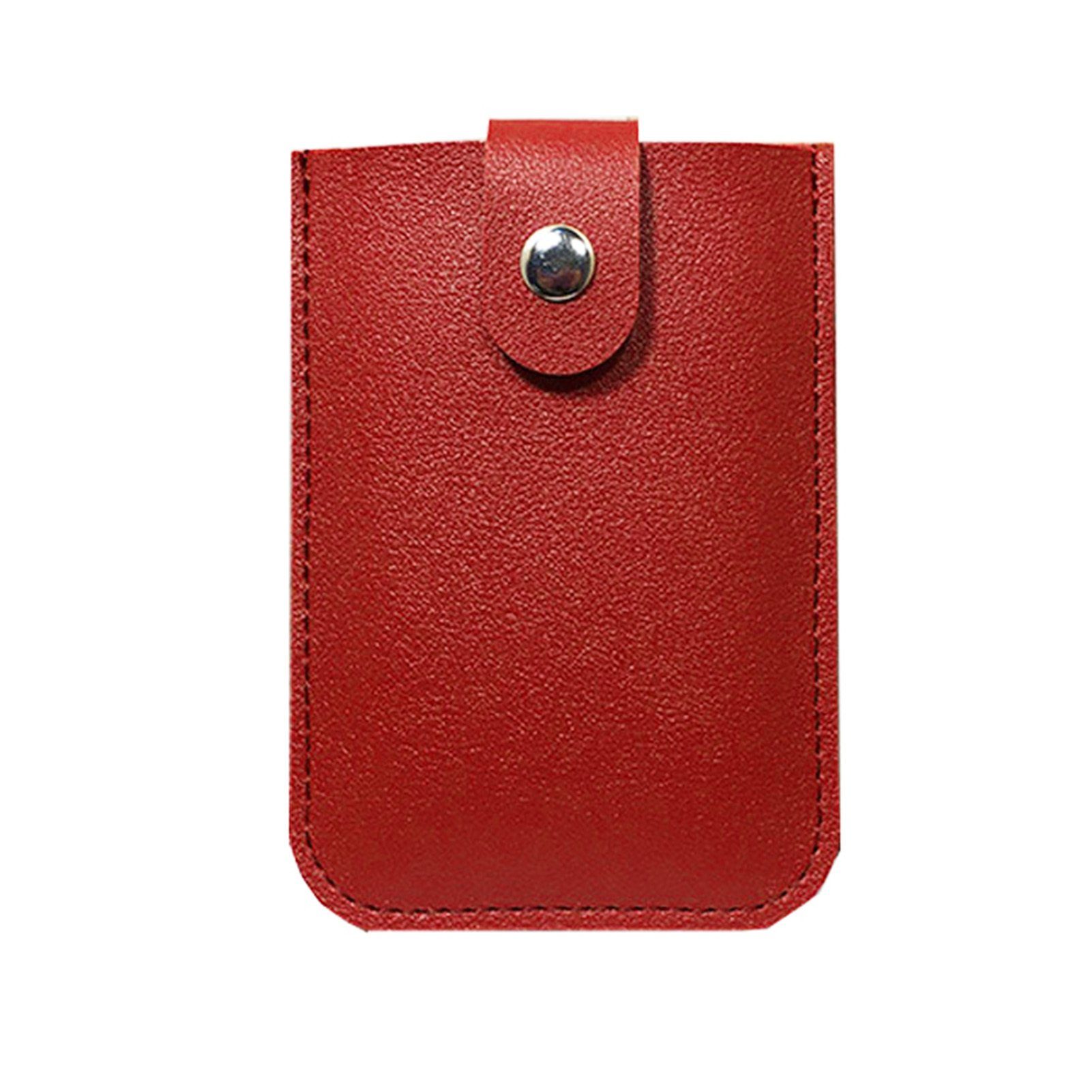 Blusmart Mini Geldbörse Ausziehbarer Kartenhalter Mit 6 Fächern, Tragbares red