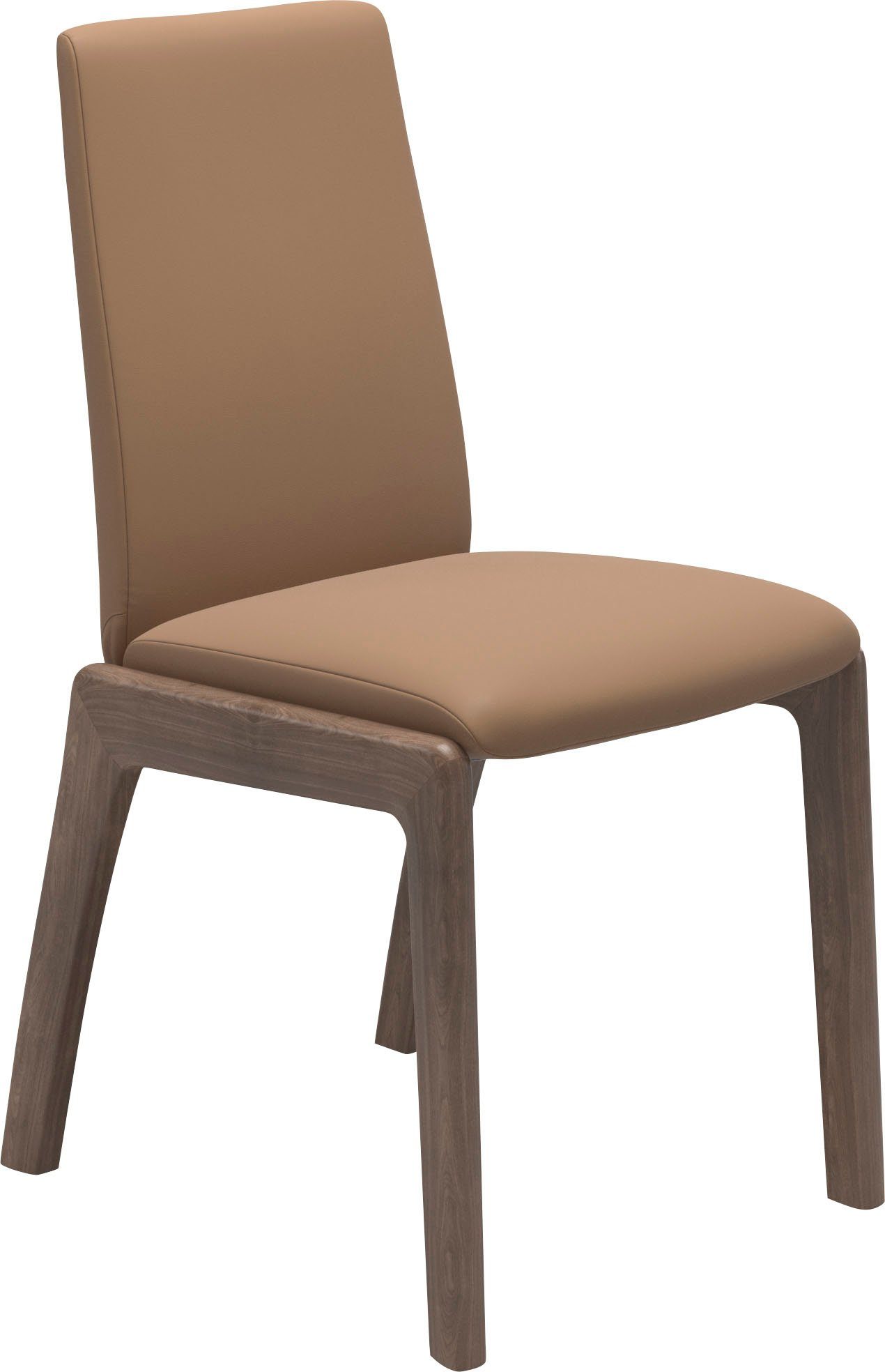 Stressless® Polsterstuhl M, Walnuss mit abgerundeten Low Größe Back, in Beinen Laurel