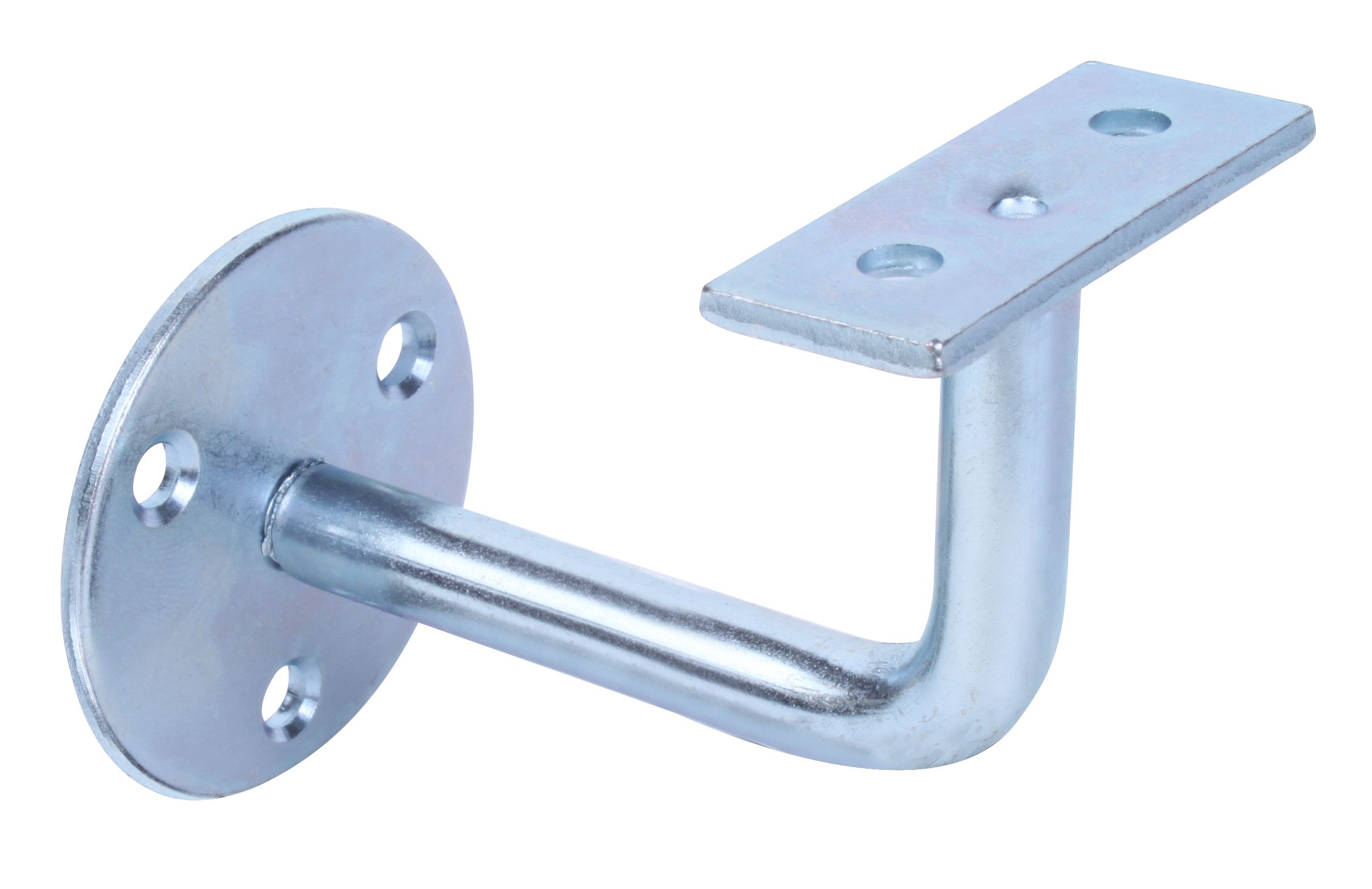 Zaun Handlaufstütze,Auflage gerade,vz,#50-Set: 3 Stück
