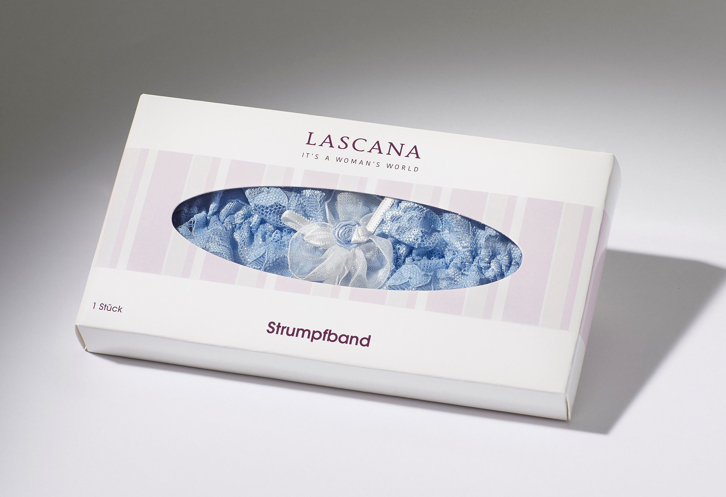 LASCANA Strumpfband, aus edler Spitze, sexy Dessous, Reizwäsche