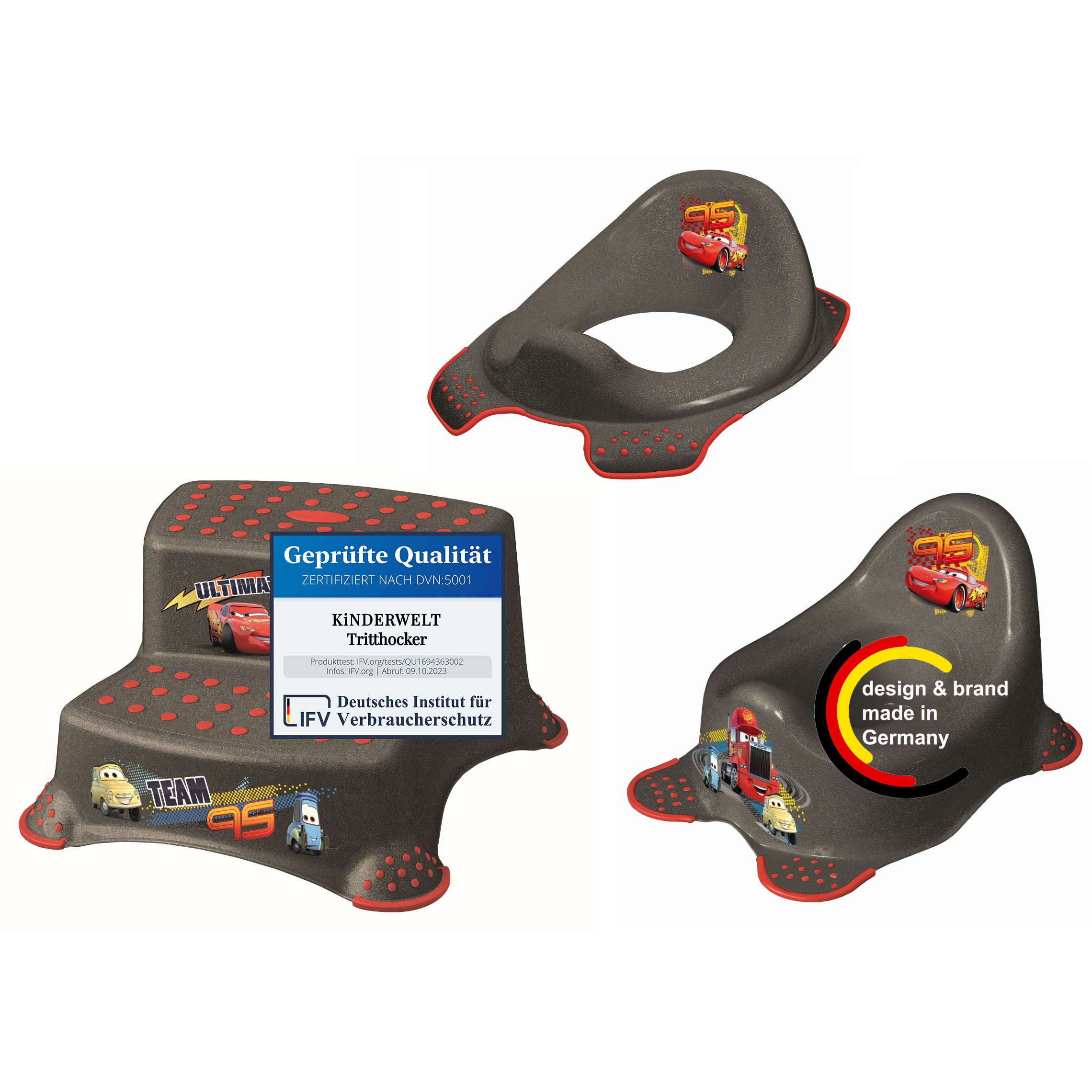 Tritthocker Disney Cars Metallic Töpfchen+ WC-Aufsatz+ Hocker
