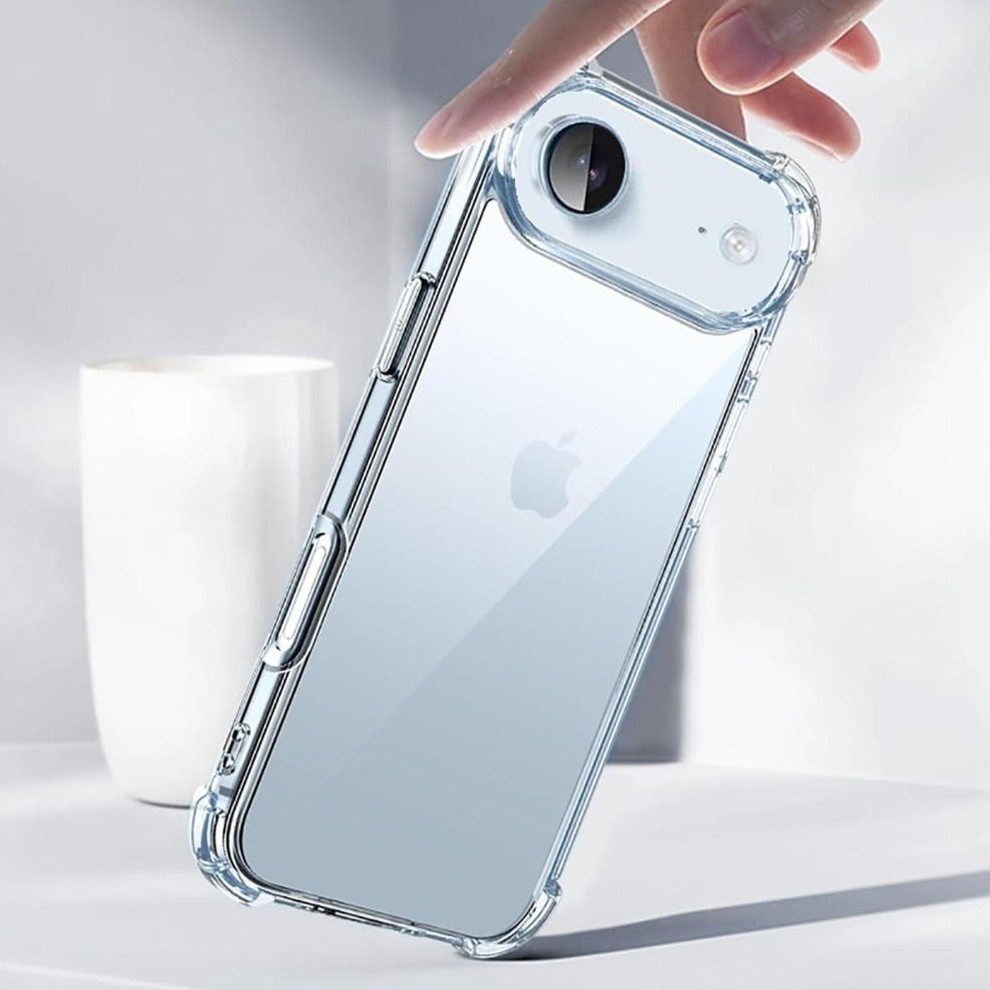 CoolGadget Handyhülle Anti Shock Rugged Case für Apple iPhone Air 6,5 Zoll, Slim Cover Kantenschutz Schutzhülle für iPhone Air Hülle Transparent – Bild 5 von 5