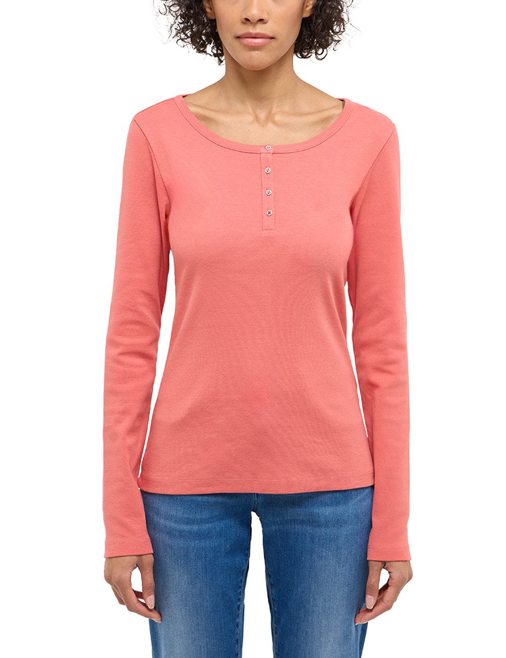 MUSTANG Langarmshirt Damen Style Hope