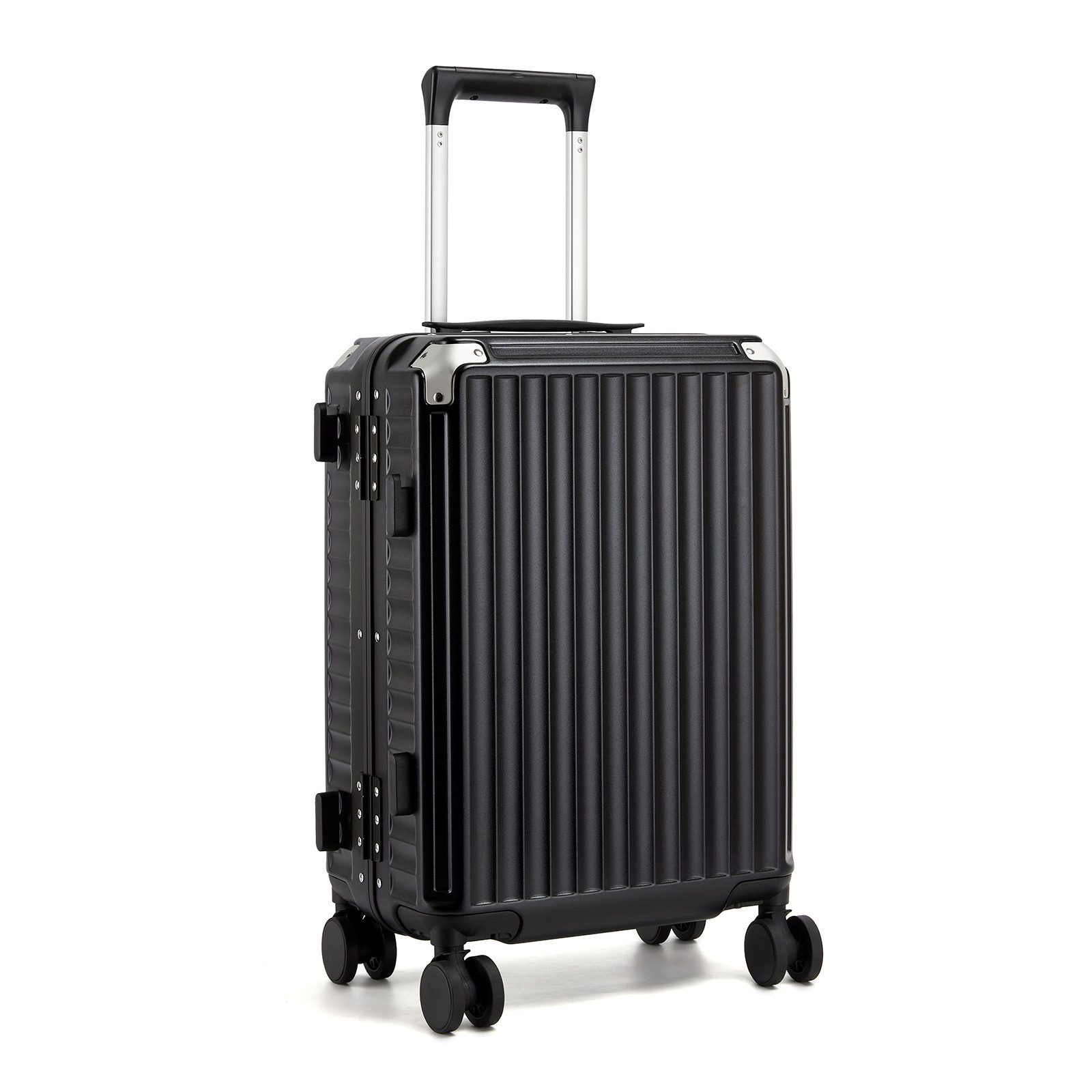 KONO Koffer Hartschalenkoffer, Reisekoffer aus PC mit Aluminium-Rahmen