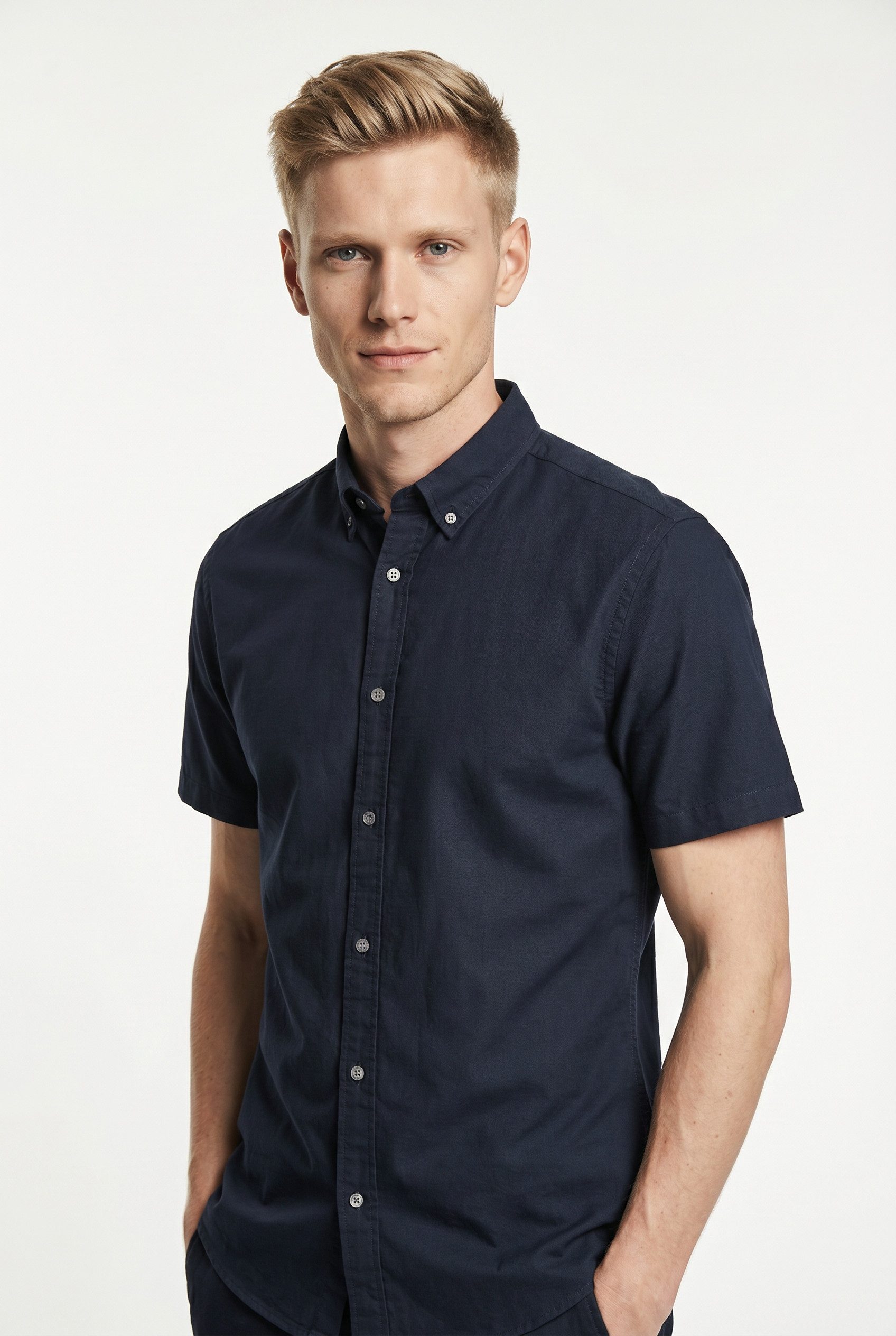 Kurzarmhemd JPRBLUHARVEY OXFORD S/S SHIRT