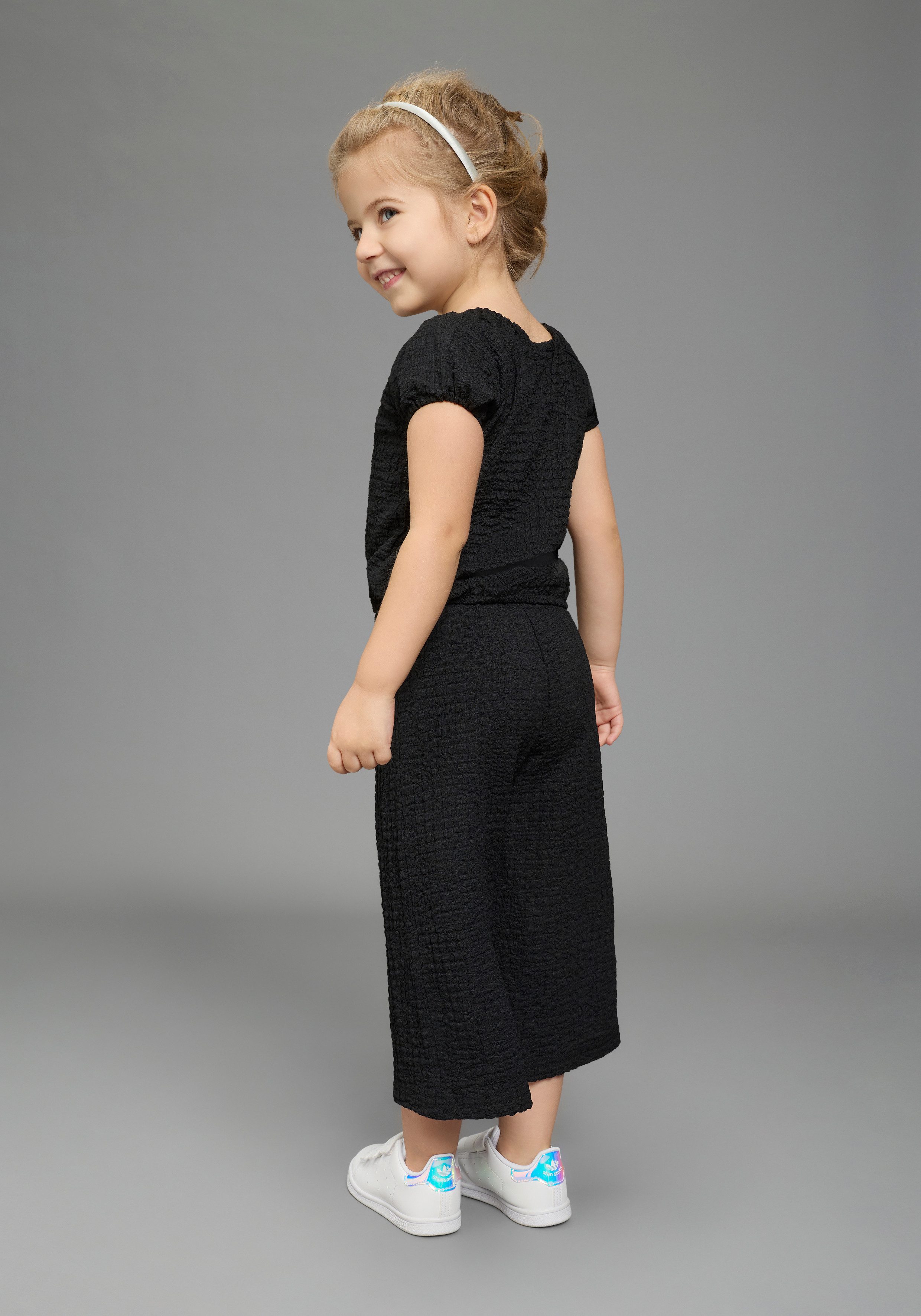 KIDSWORLD Shirt & Hose 2tlg Set: Carmenshirt+Hose (Set, 2) Ganzes Outfit: Shirt mit Raglanärmeln und Hose