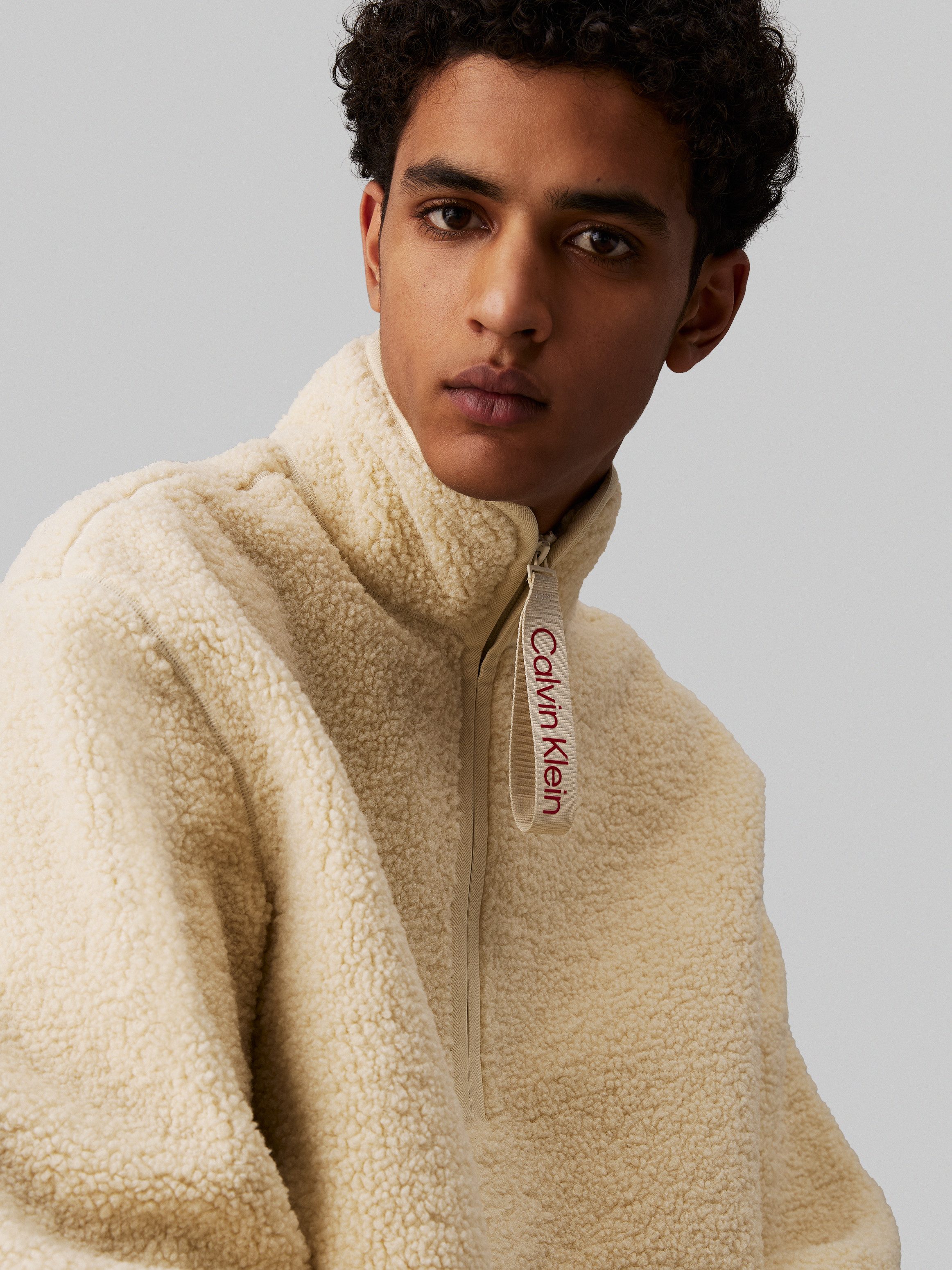 Calvin Klein Jeans Plüschjacke HALF ZIP günstig online kaufen
