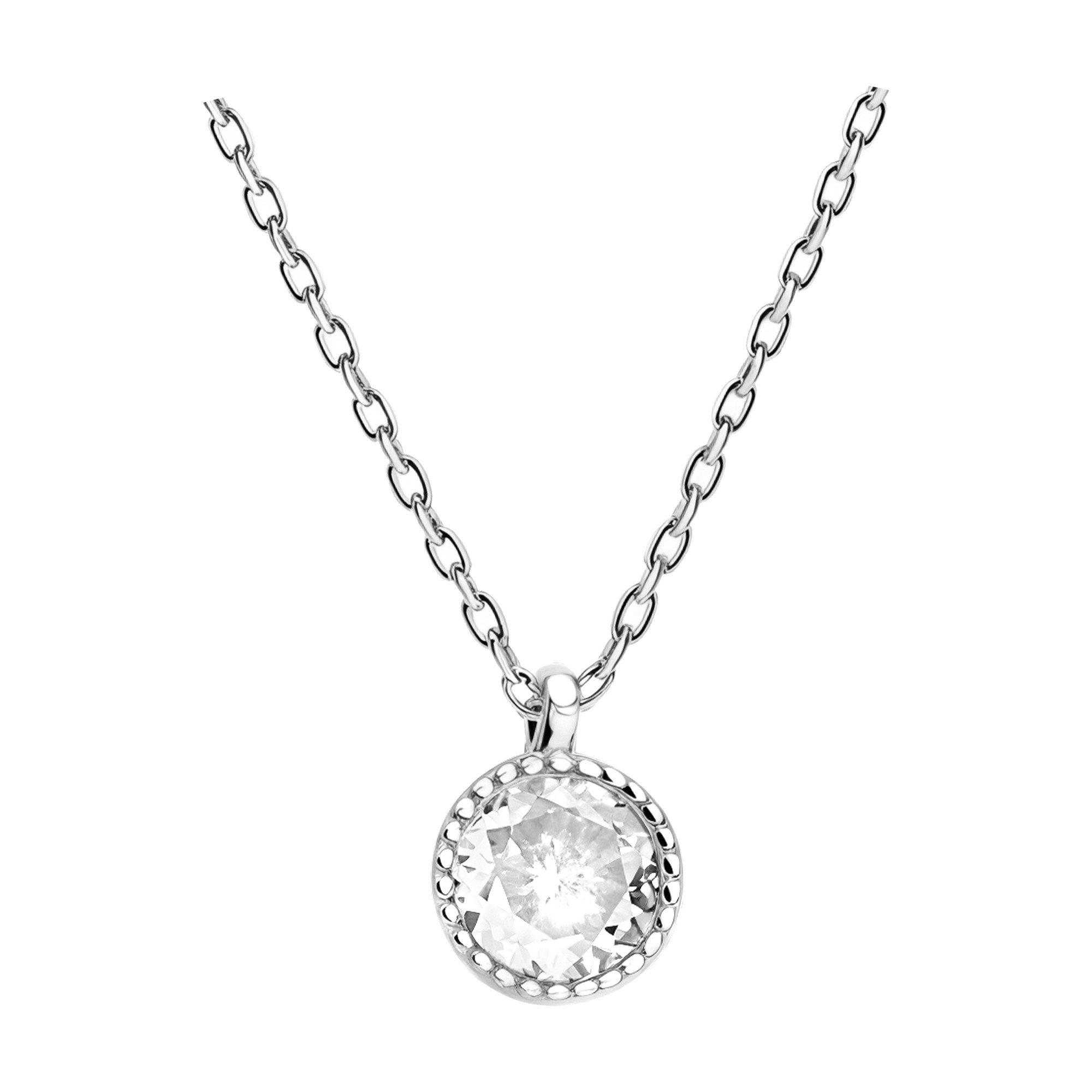 Sofia Milani Kette mit Anhänger Zirkonia, 925 Silber Damen Schmuck - N0798 günstig online kaufen