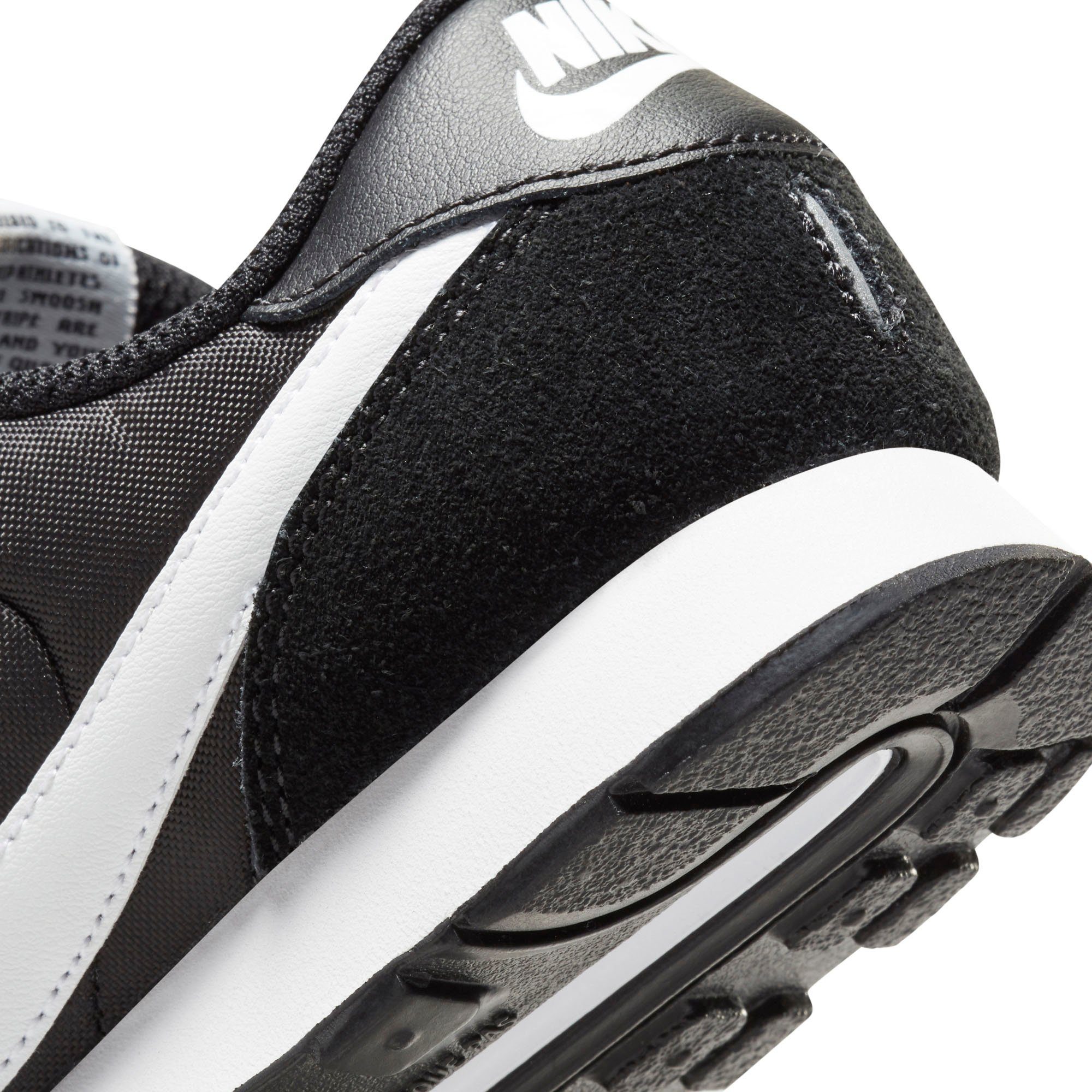 Nike Sportswear mit Sneaker MD Klettverschluss BLACK-WHITE VALIANT