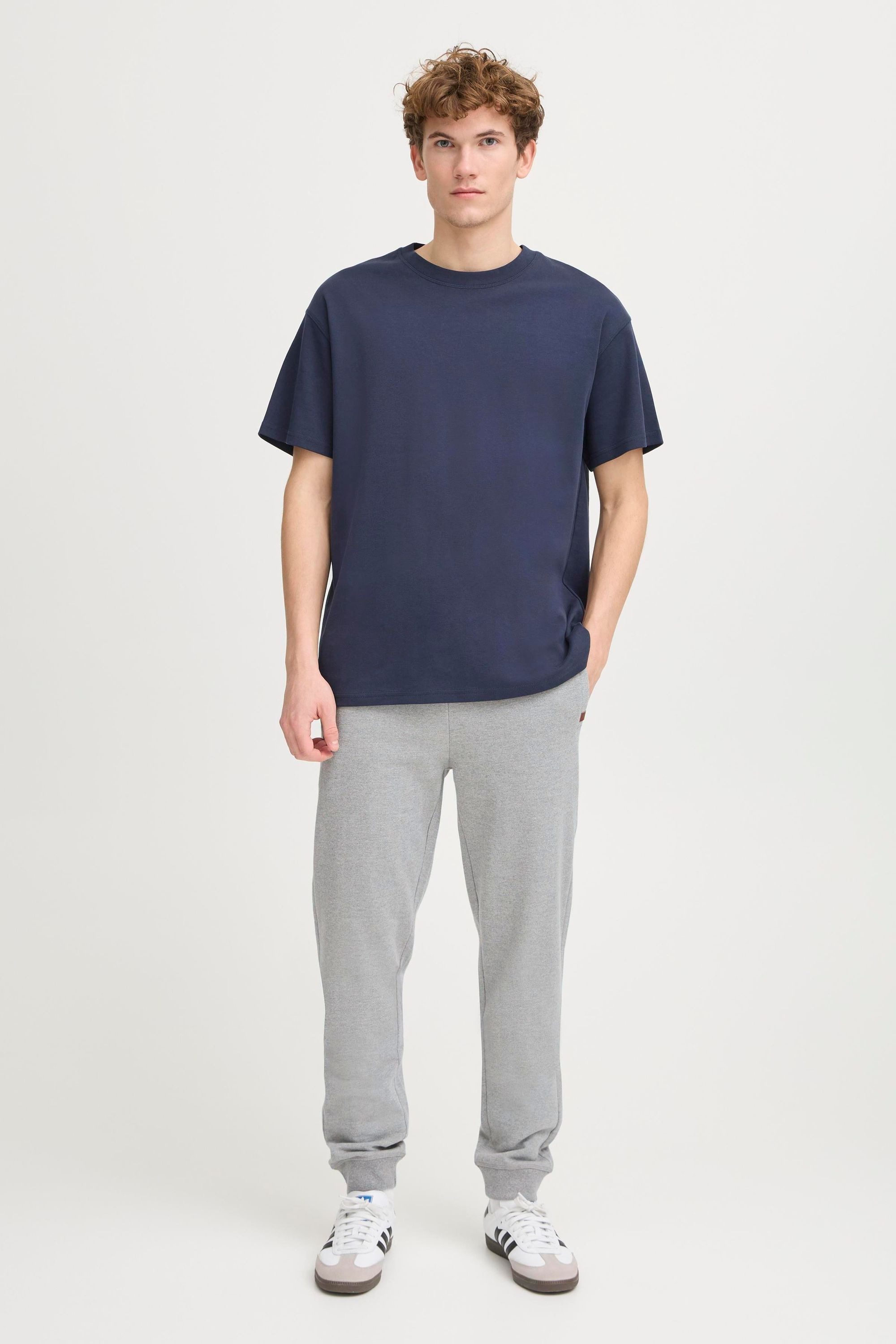 Blend Jogginghose BHTilo Gemütliche Sweathose mit kontrastfarbenen Tunnelzug