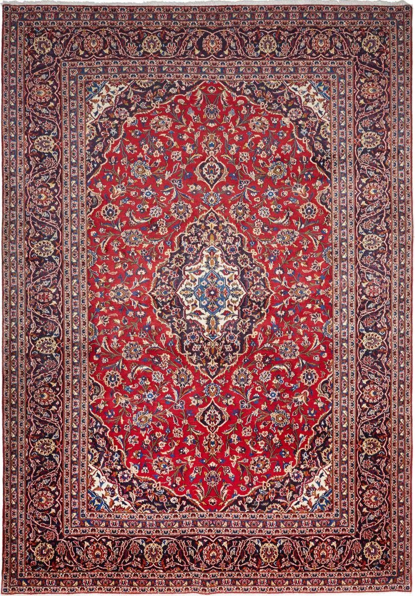 Orientteppich Keshan Ardekan 12 rechteckig, mm 246x356 Nain Höhe: / Handgeknüpfter Orientteppich Perserteppich, Trading