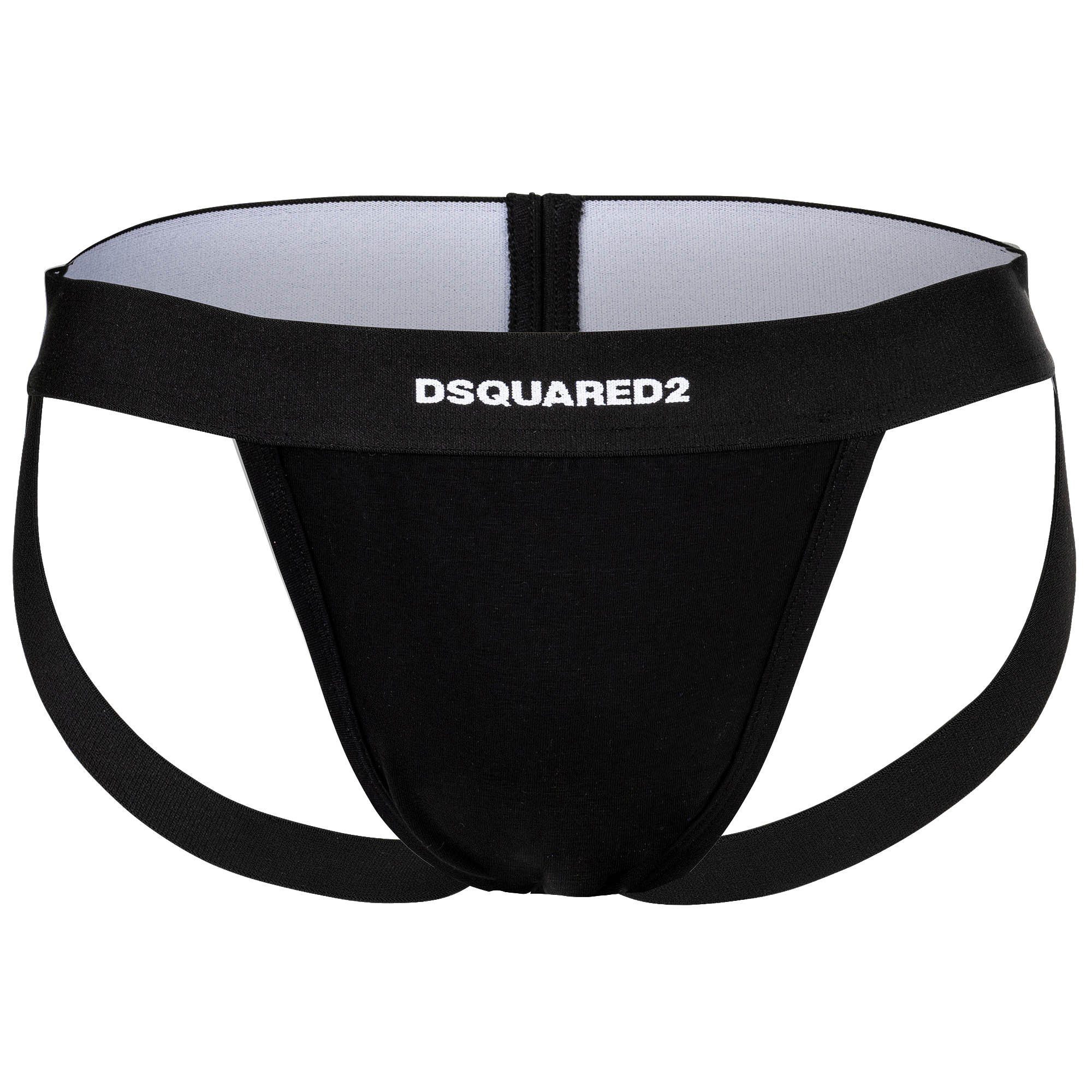 Dsquared2 Tanga Herren Jockstrap 2er Pack Baumwolle (Packung, 2er Pack)