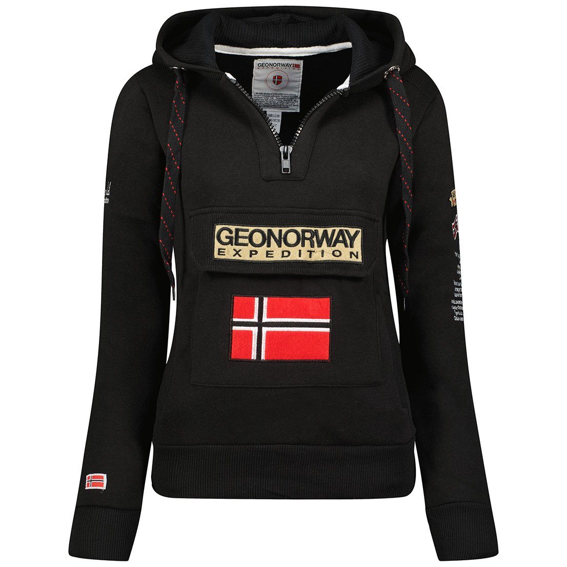 Geographical Norway Kapuzensweatjacke Damen Hoodie brgymclass (1-tlg) Mit kapuze