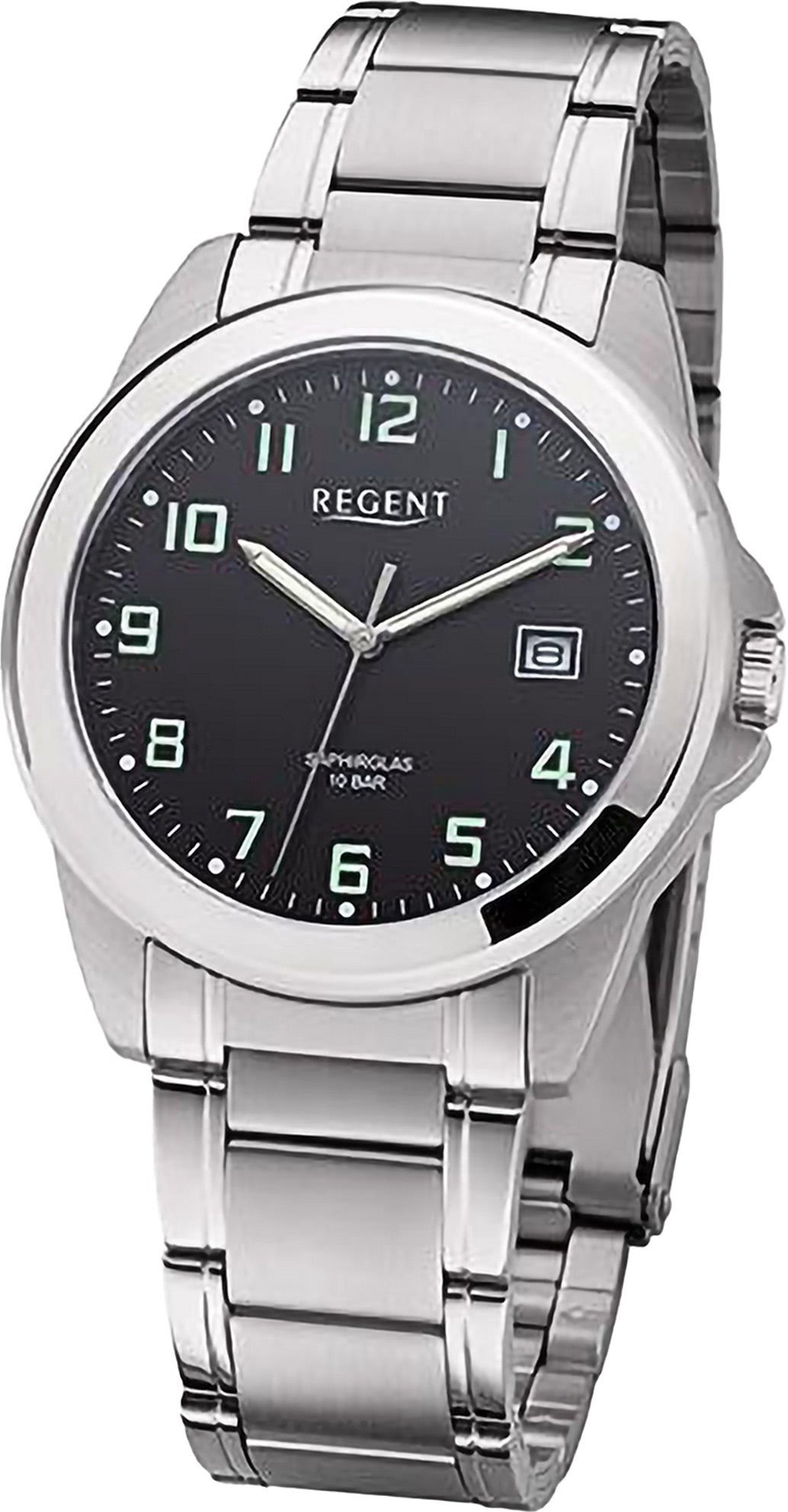 Quarzuhr Regent Herren Armbanduhr Analog