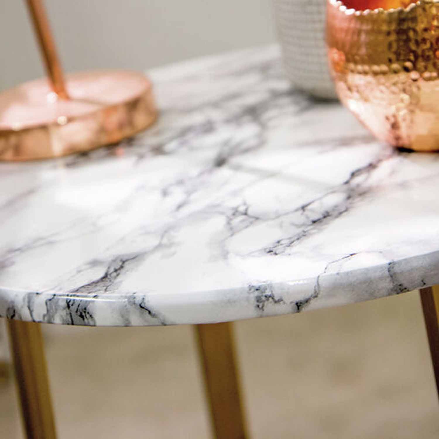 d-c-fix Möbelfolie Marmi weiß - Klebefolie für Möbel und Küche, Dekofolie selbstklebend, Designfolie - zuschneidbar und rückstandslos entfernbar – Bild 3 von 5